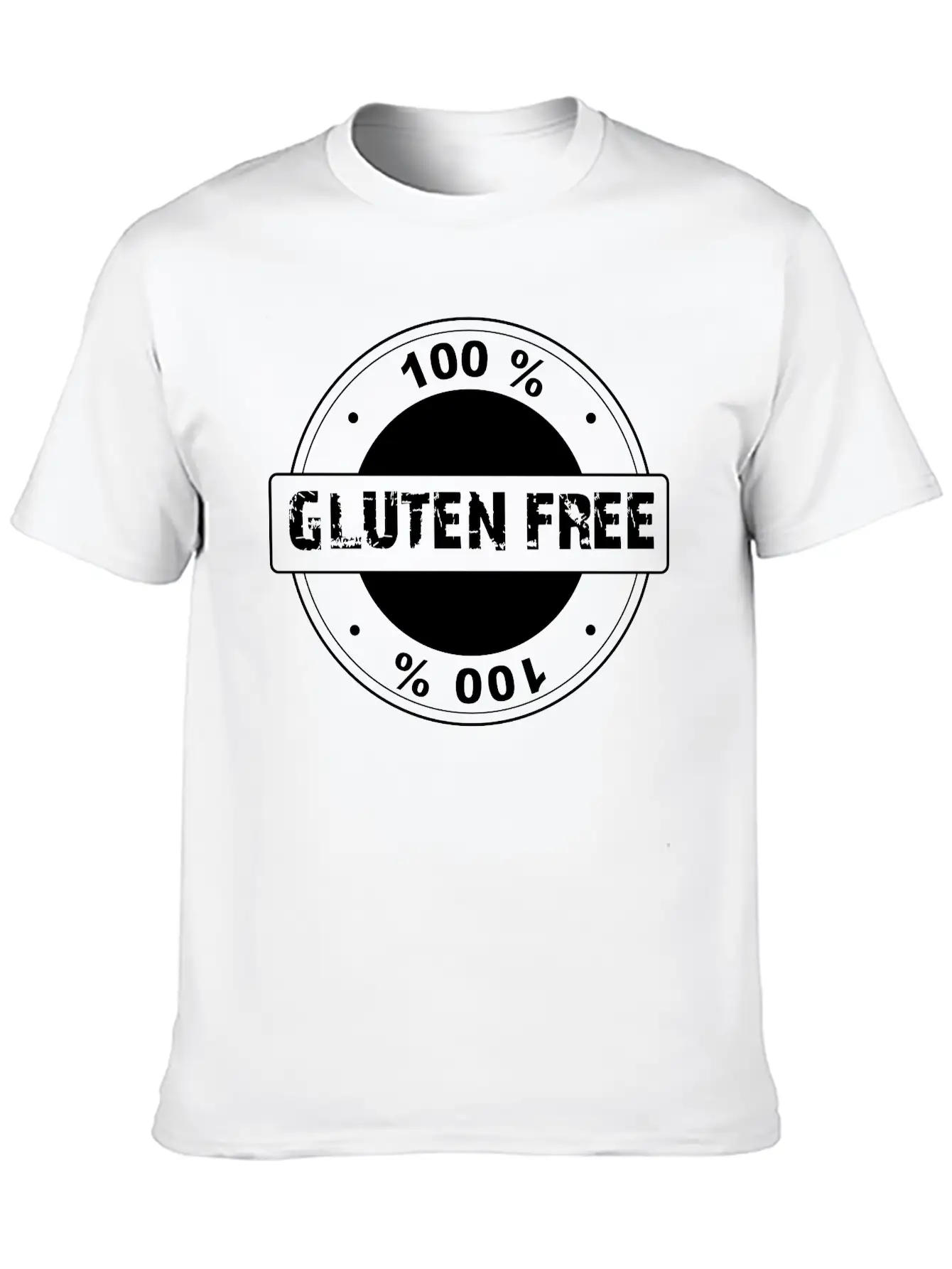 Gluten Free 100 % Breathable Soft Cotton T-Shirt – Timeless Casual Look