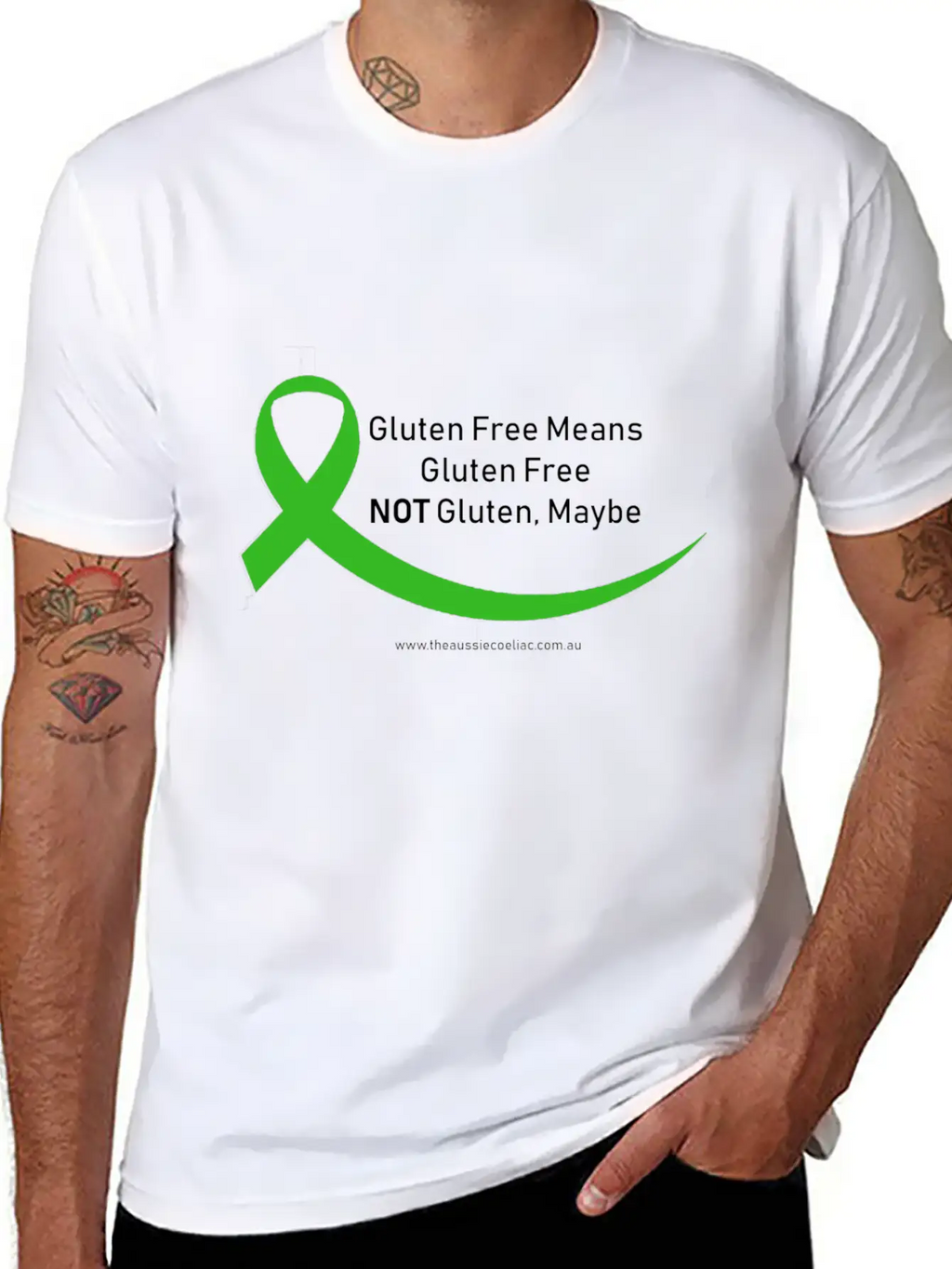 Gluten Free Means Gluten Free Unisex Casual T-Shirt – Clean Design For Daily Comfort