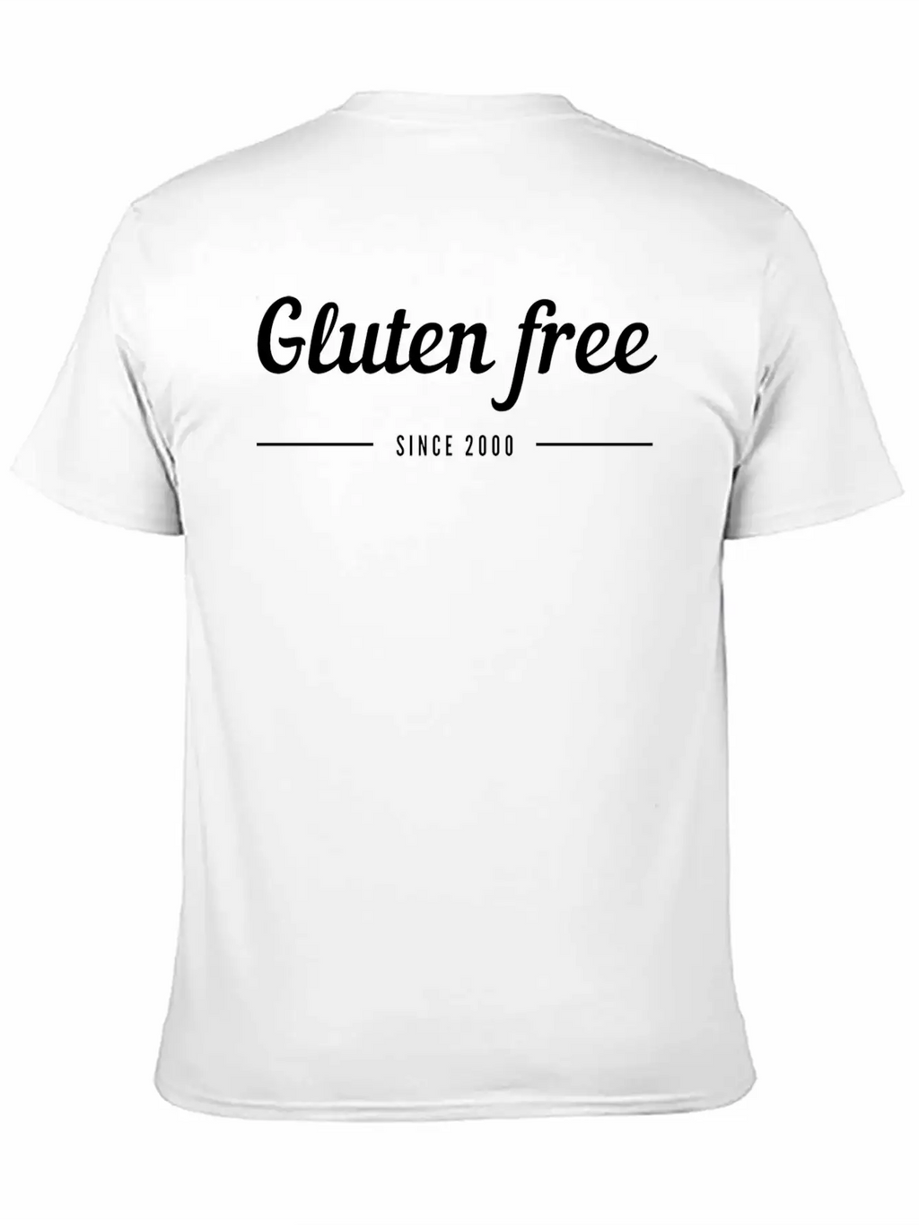 Gluten Free Since 2000 Unisex Short Sleeve Soft Cotton T-Shirt – Casual Everyday Wear