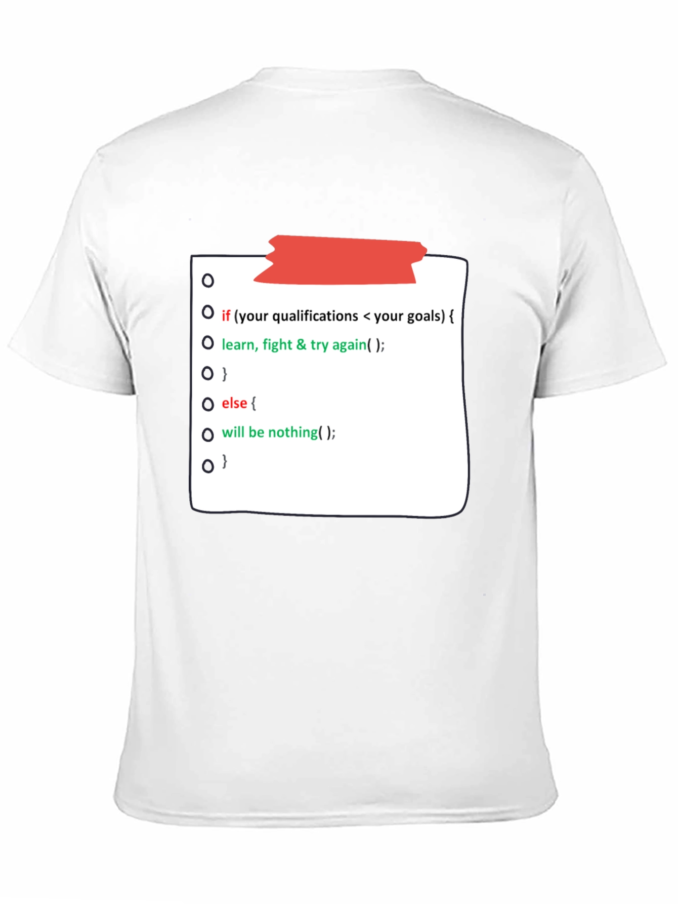 Programmer Motivation Black T-Shirt