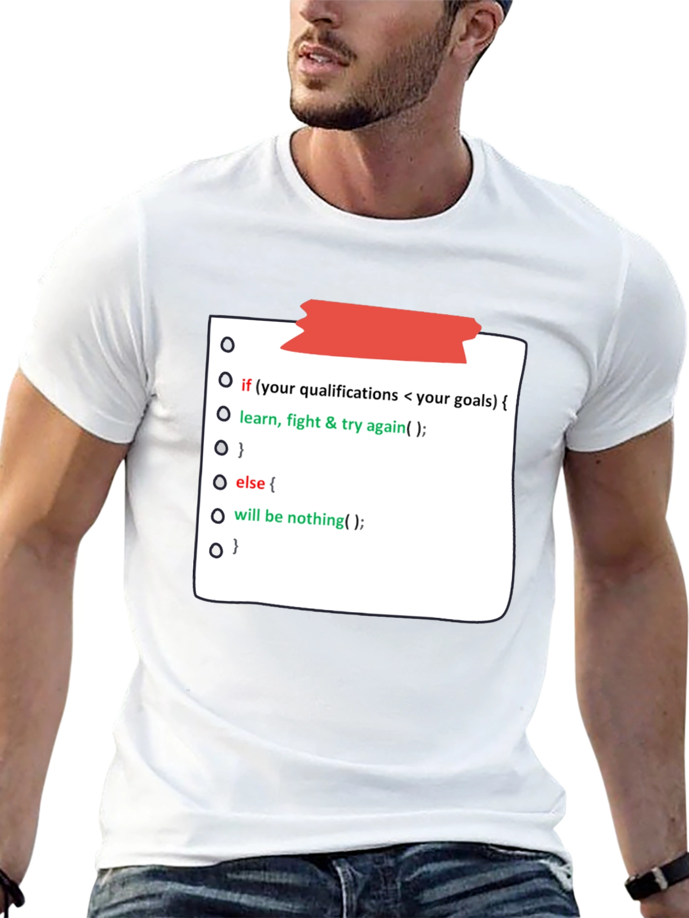 Programmer Motivation Black T-Shirt