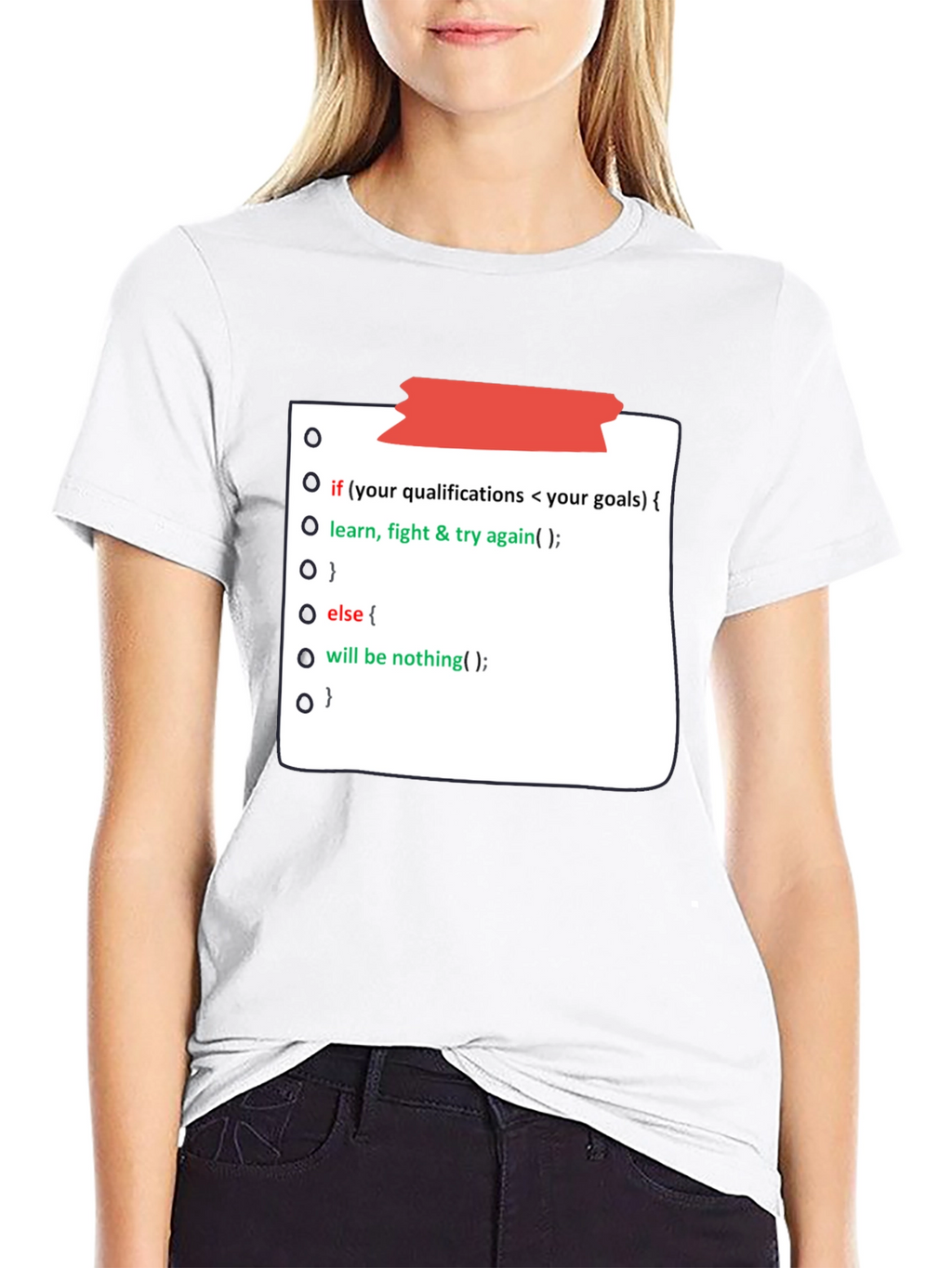 Programmer Motivation Black T-Shirt