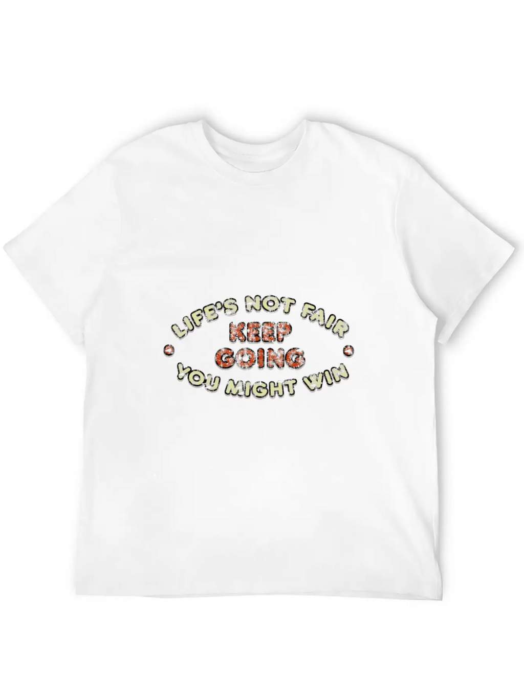 Go Ahead. Unisex Short Sleeve Soft Cotton T-Shirt – Casual Everyday Wear
