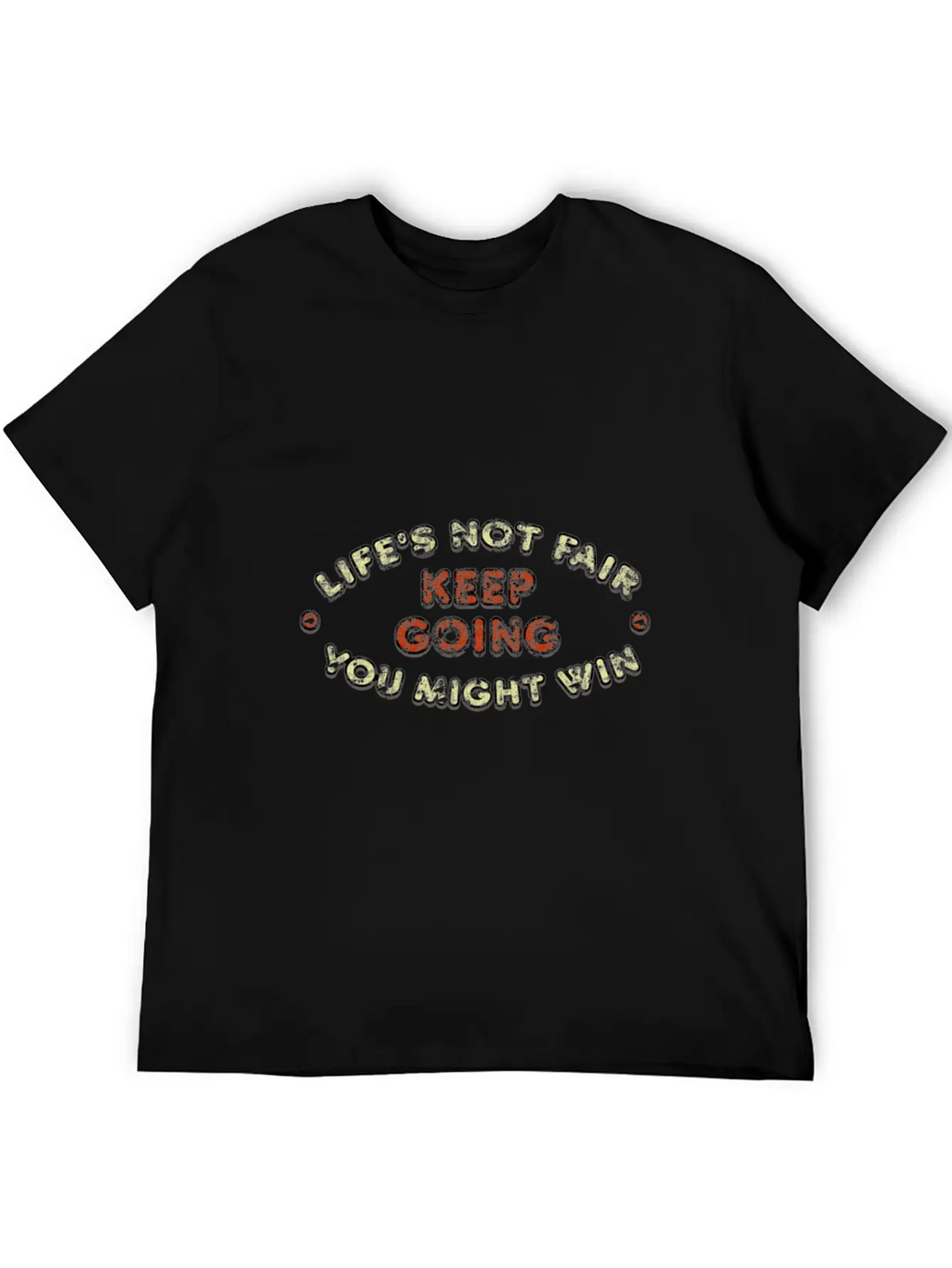 Go Ahead. Unisex Short Sleeve Soft Cotton T-Shirt – Casual Everyday Wear