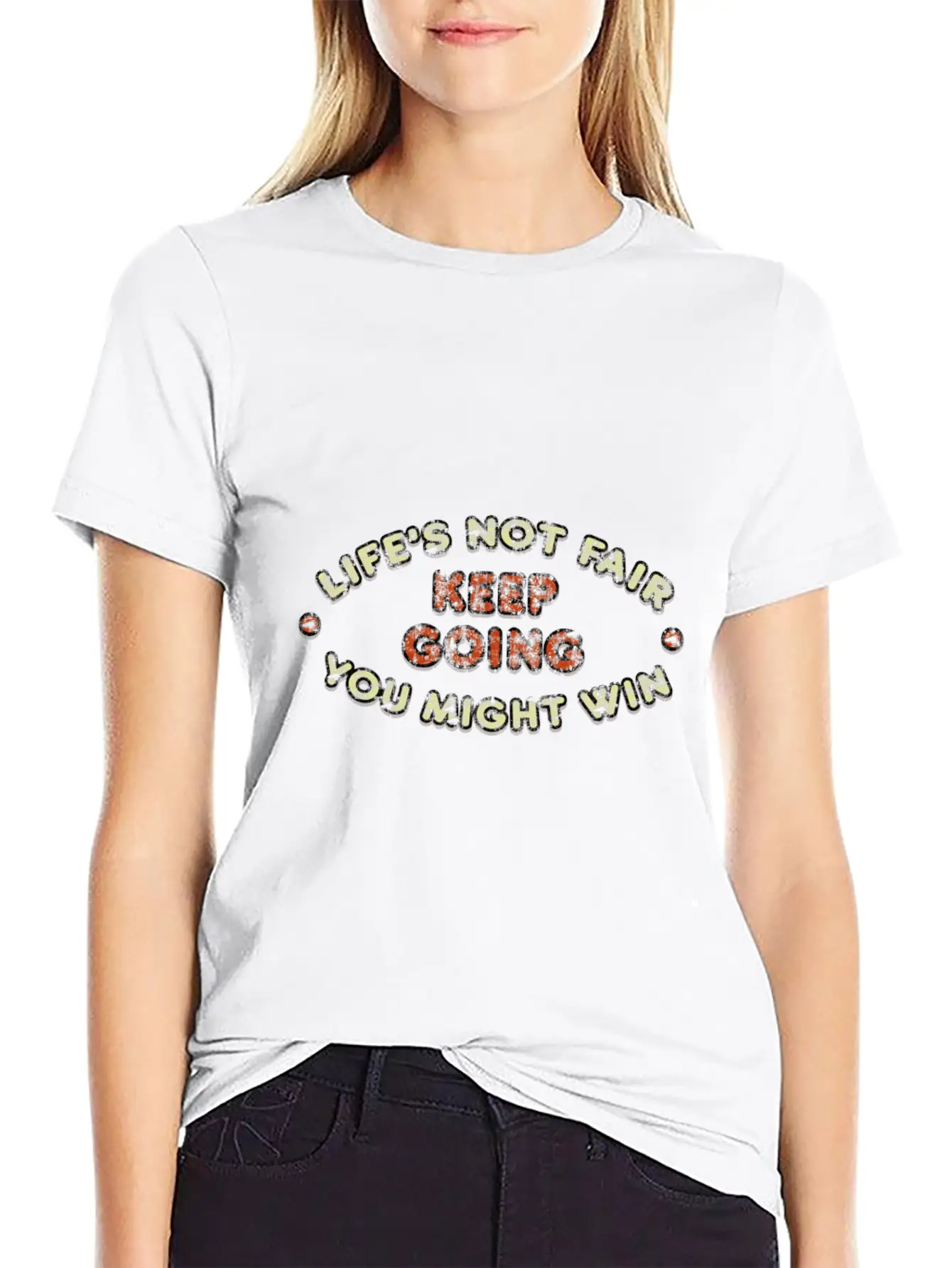 Go Ahead. Unisex Short Sleeve Soft Cotton T-Shirt – Casual Everyday Wear