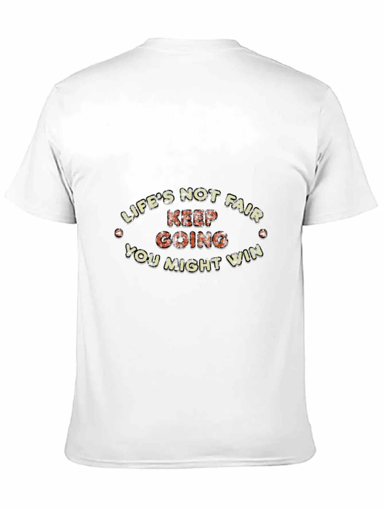Go Ahead. Unisex Short Sleeve Soft Cotton T-Shirt – Casual Everyday Wear