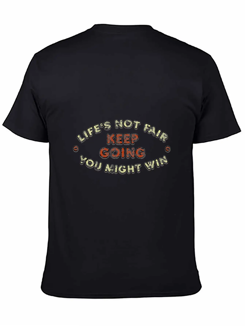 Go Ahead. Unisex Short Sleeve Soft Cotton T-Shirt – Casual Everyday Wear