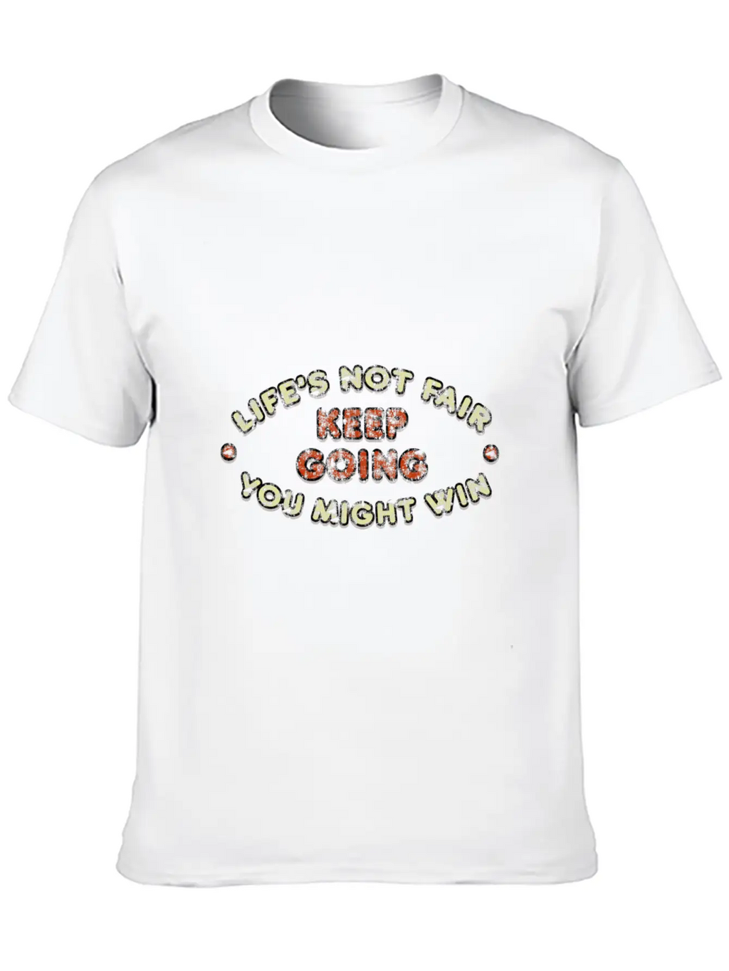 Go Ahead. Unisex Short Sleeve Soft Cotton T-Shirt – Casual Everyday Wear