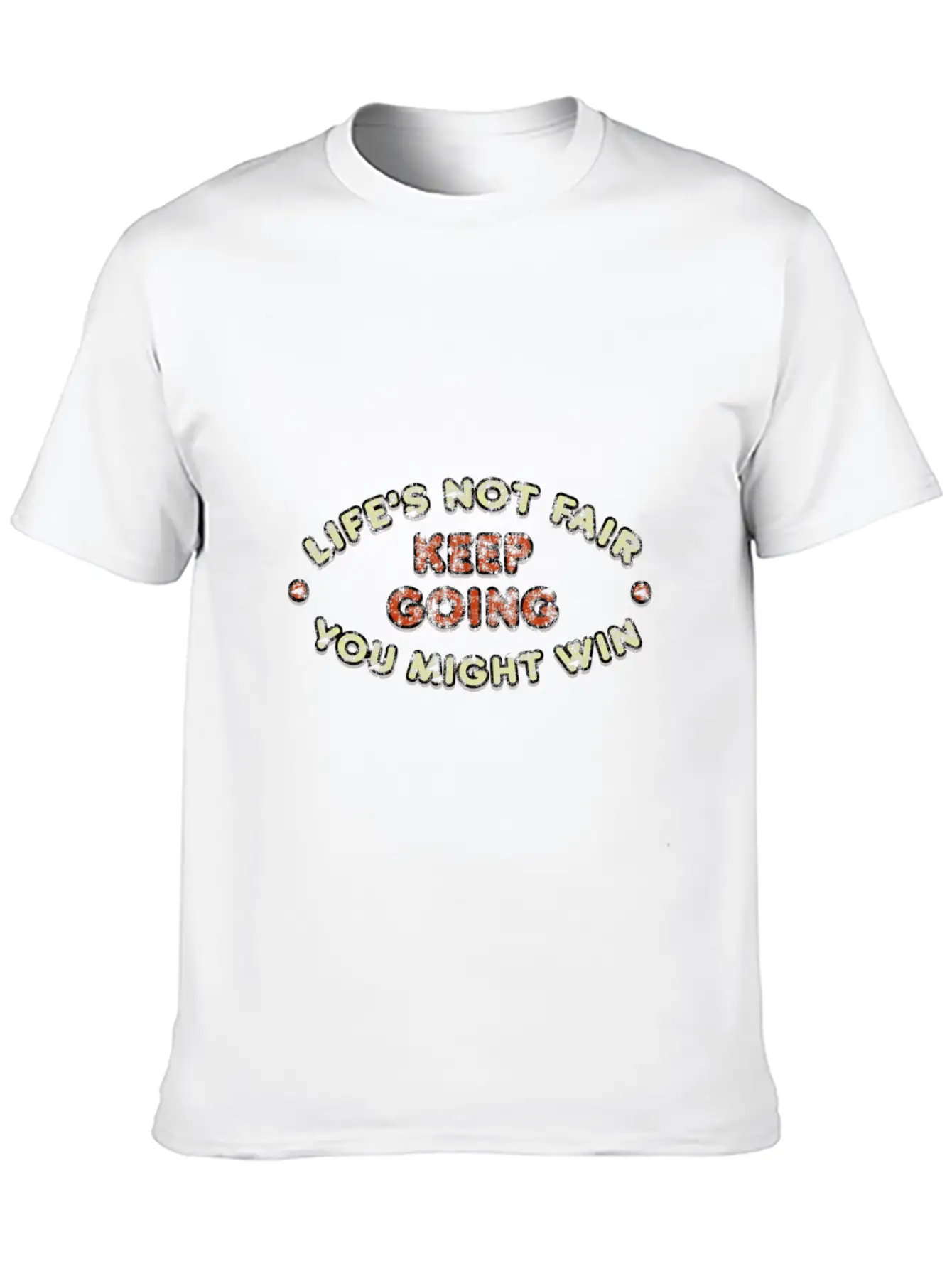 Go Ahead. Unisex Short Sleeve Soft Cotton T-Shirt – Casual Everyday Wear