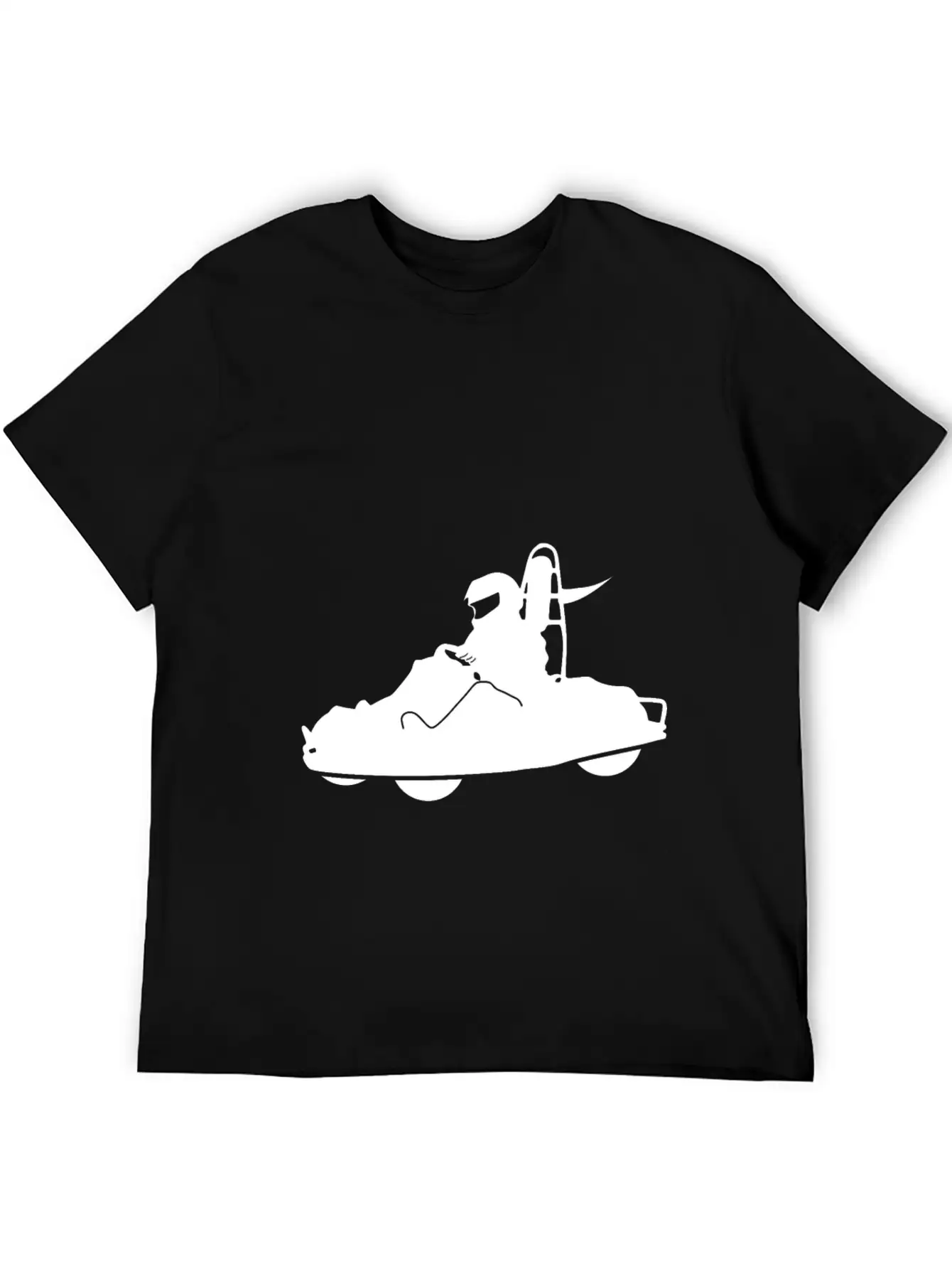 Go Cart Classic Fit Graphic Tee For Daily Comfort – Unisex Cotton Shirt