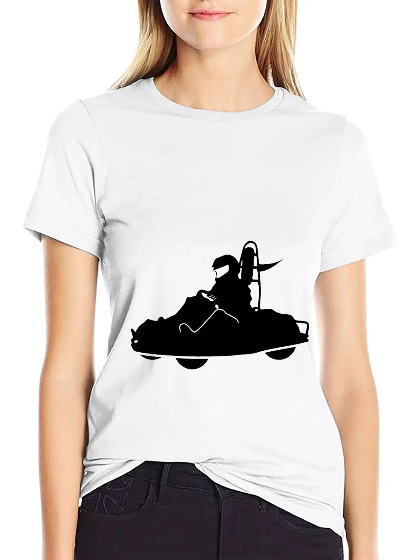 Go Cart Classic Fit Graphic Tee For Daily Comfort – Unisex Cotton Shirt