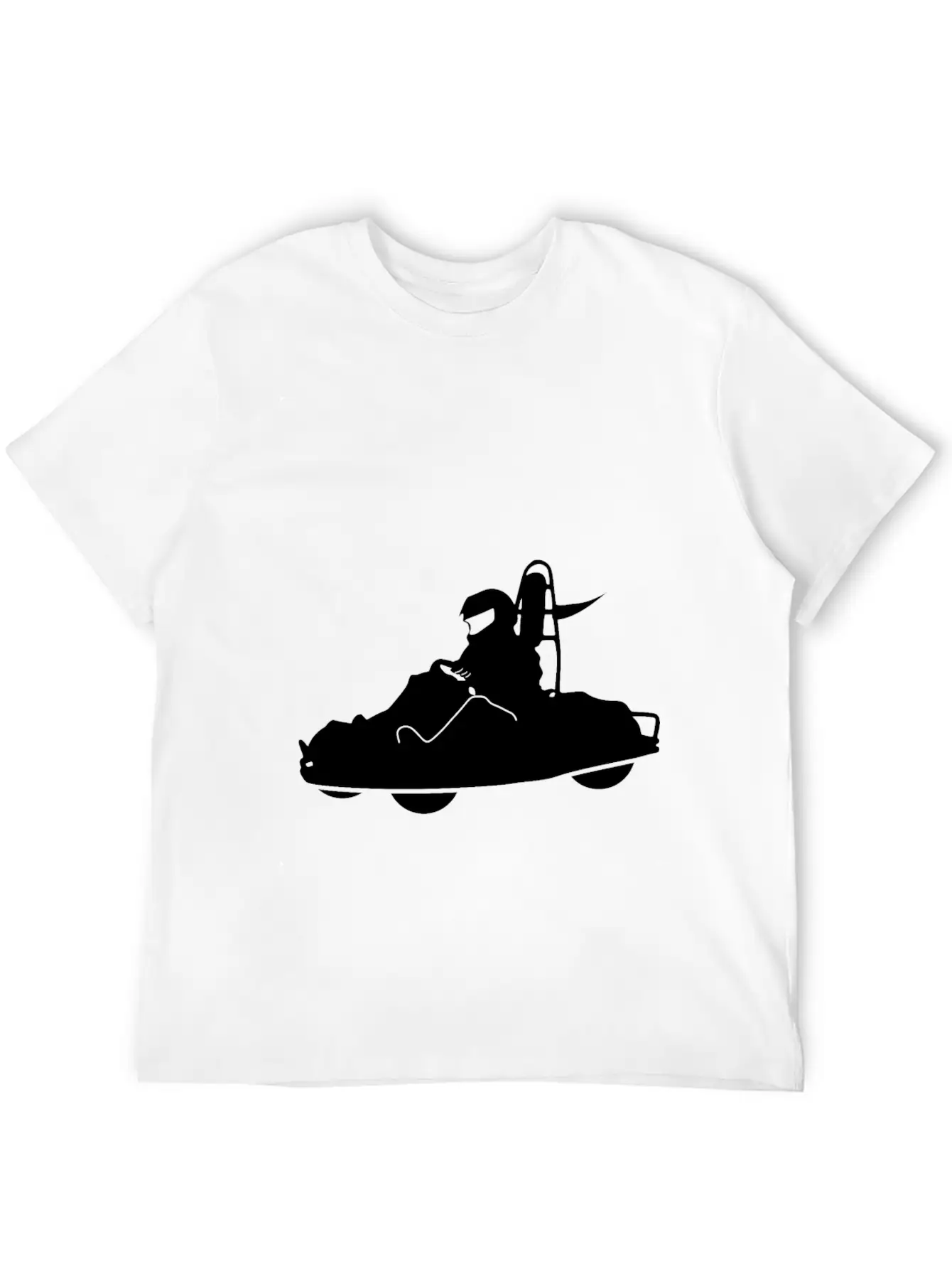 Go Cart Classic Fit Graphic Tee For Daily Comfort – Unisex Cotton Shirt