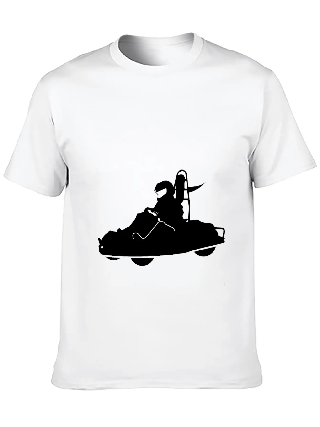 Go Cart Classic Fit Graphic Tee For Daily Comfort – Unisex Cotton Shirt