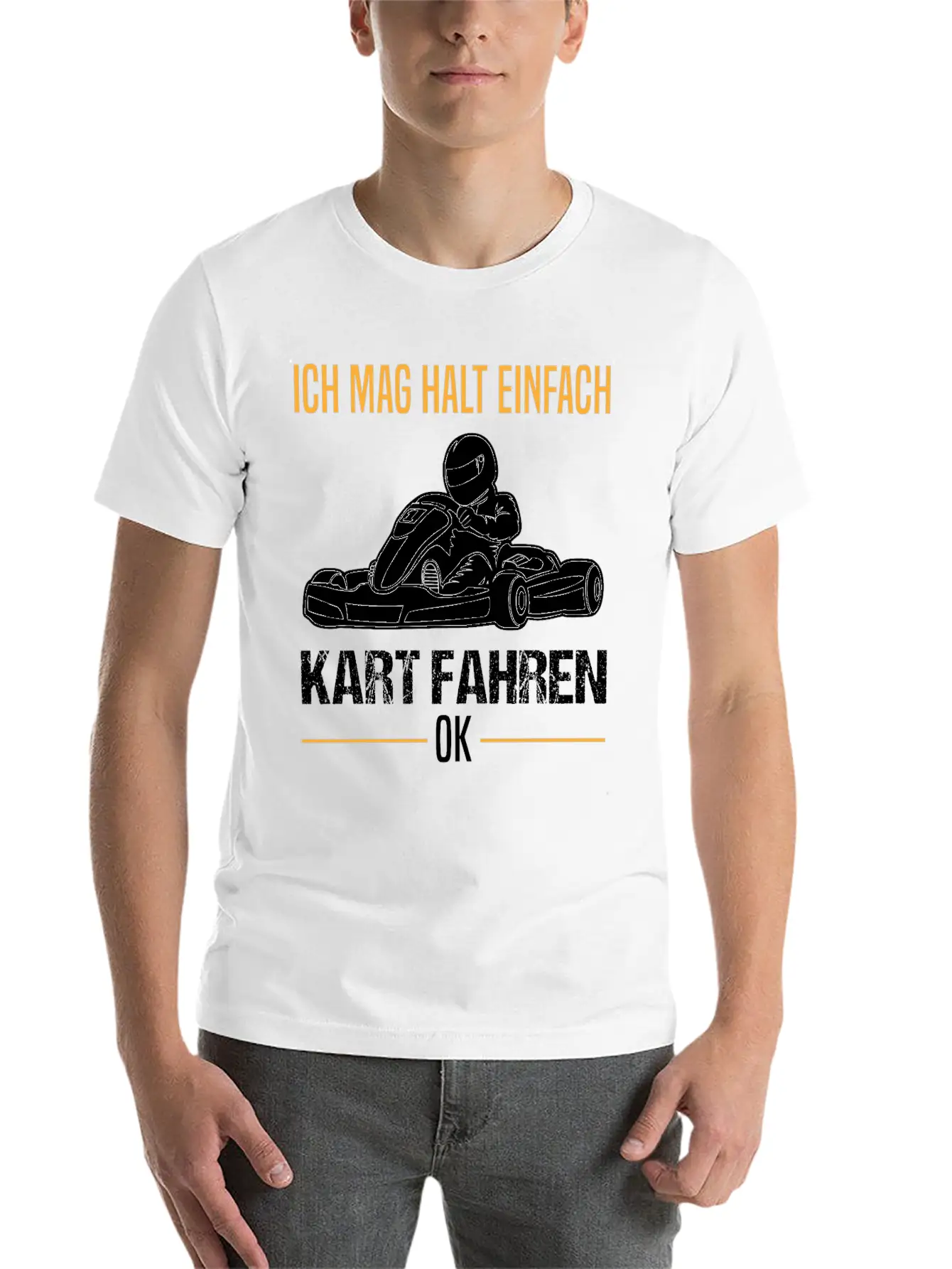 Go-kart Kart Racing Driver Karting Quote Gift Unisex Casual T-Shirt – Clean Design For Daily Comfort