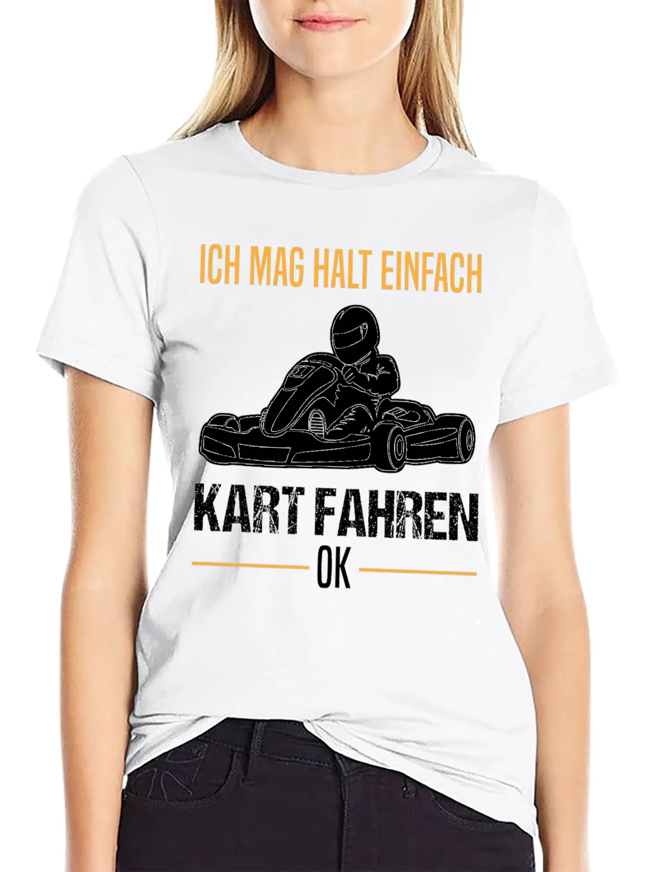 Go-kart Kart Racing Driver Karting Quote Gift Unisex Casual T-Shirt – Clean Design For Daily Comfort
