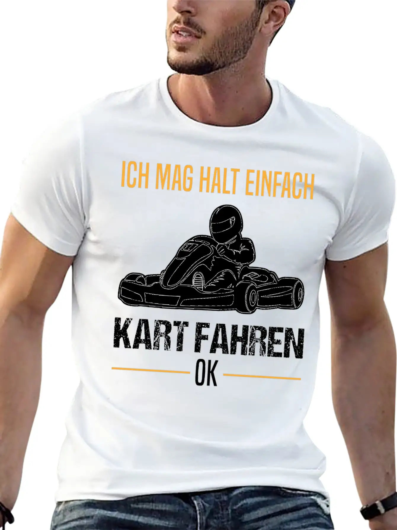 Go-kart Kart Racing Driver Karting Quote Gift Unisex Casual T-Shirt – Clean Design For Daily Comfort