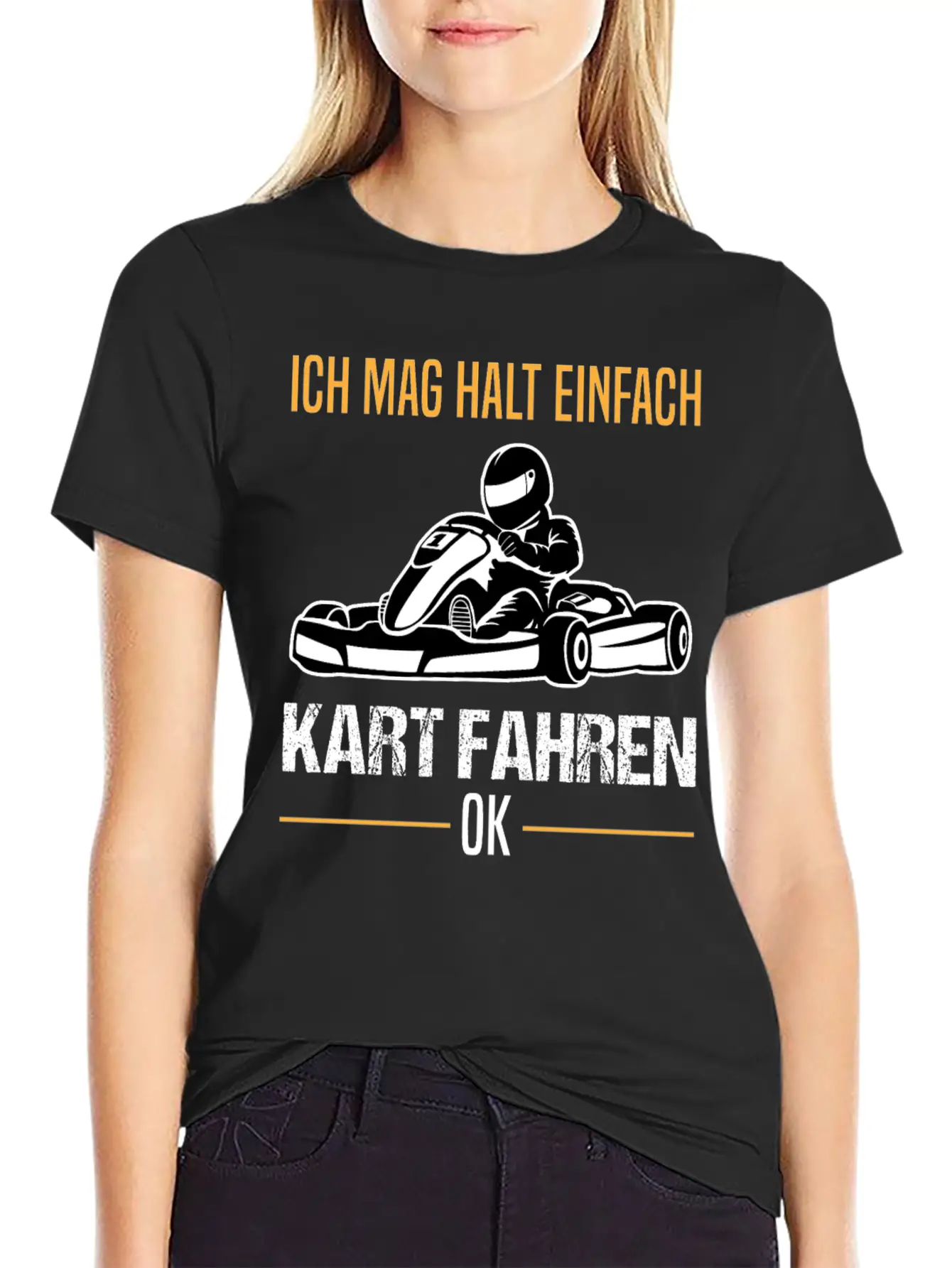 Go-kart Kart Racing Driver Karting Quote Gift Unisex Casual T-Shirt – Clean Design For Daily Comfort