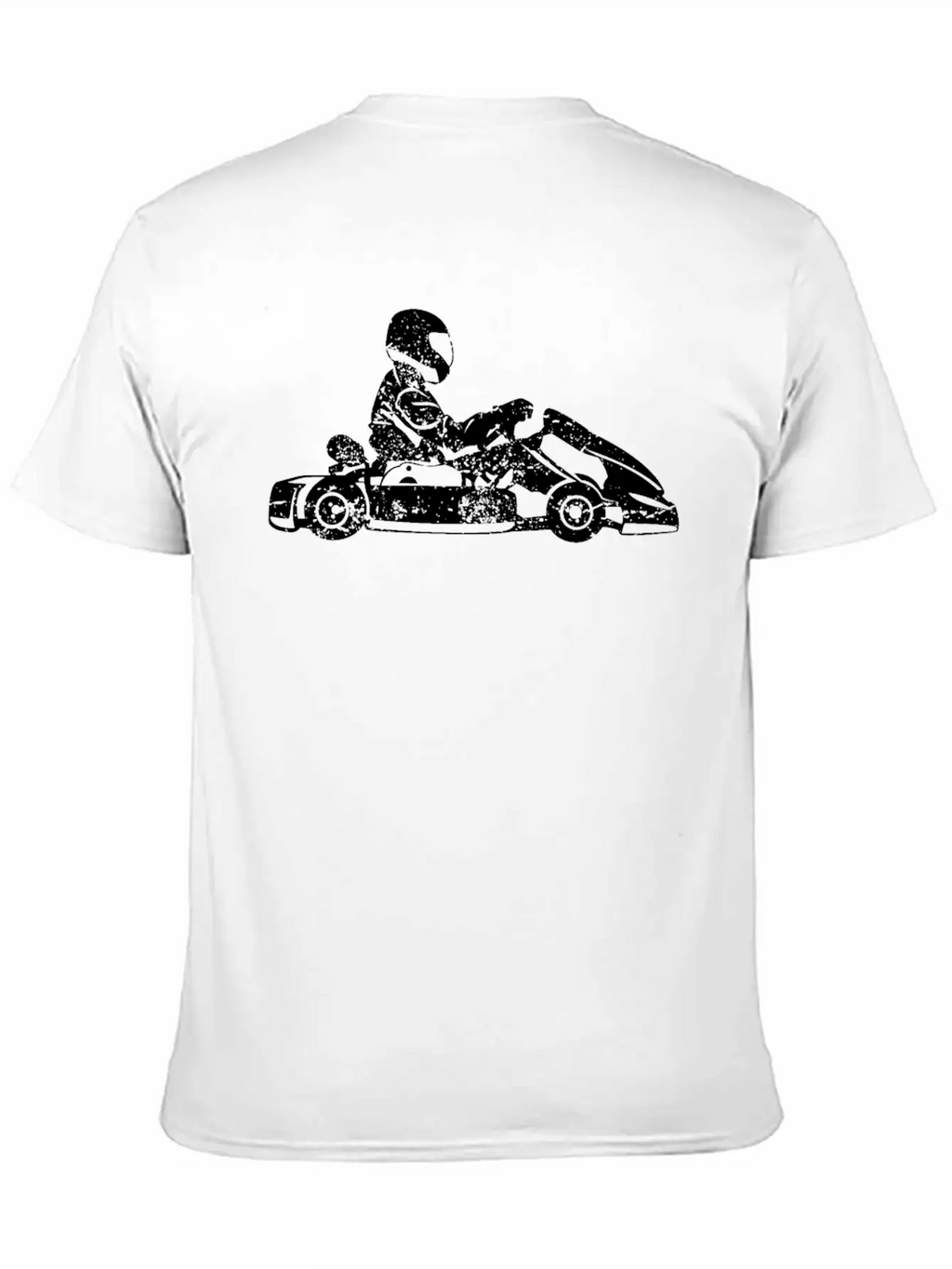 Go-kart Kart Racing Driver Karting Retro Gift Unisex Short Sleeve Soft Cotton T-Shirt – Casual Everyday Wear