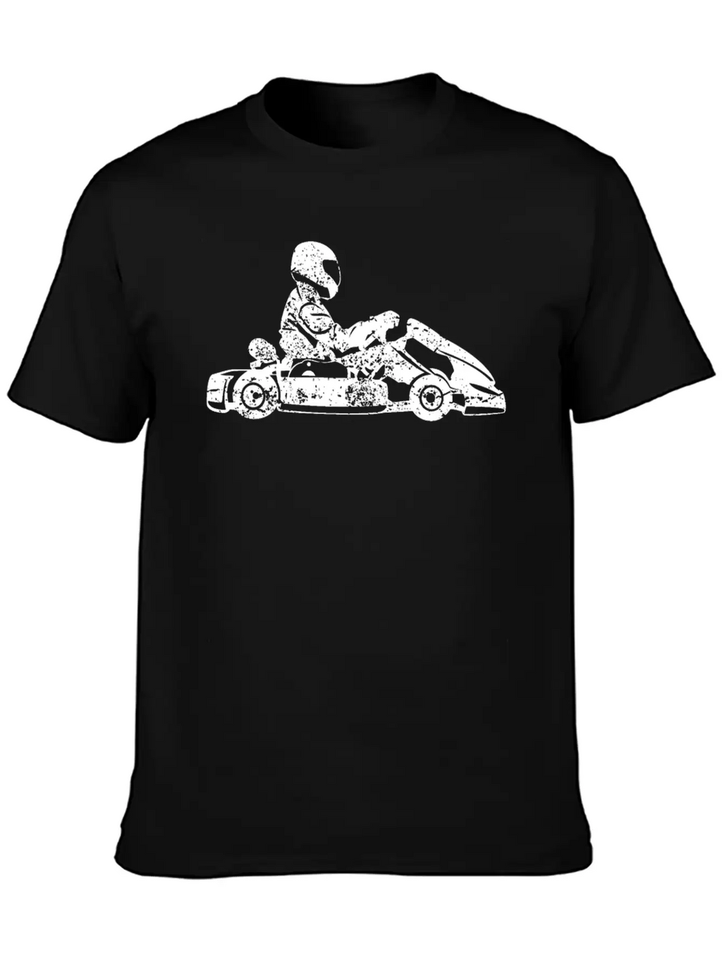 Go-kart Kart Racing Driver Karting Retro Gift Unisex Short Sleeve Soft Cotton T-Shirt – Casual Everyday Wear
