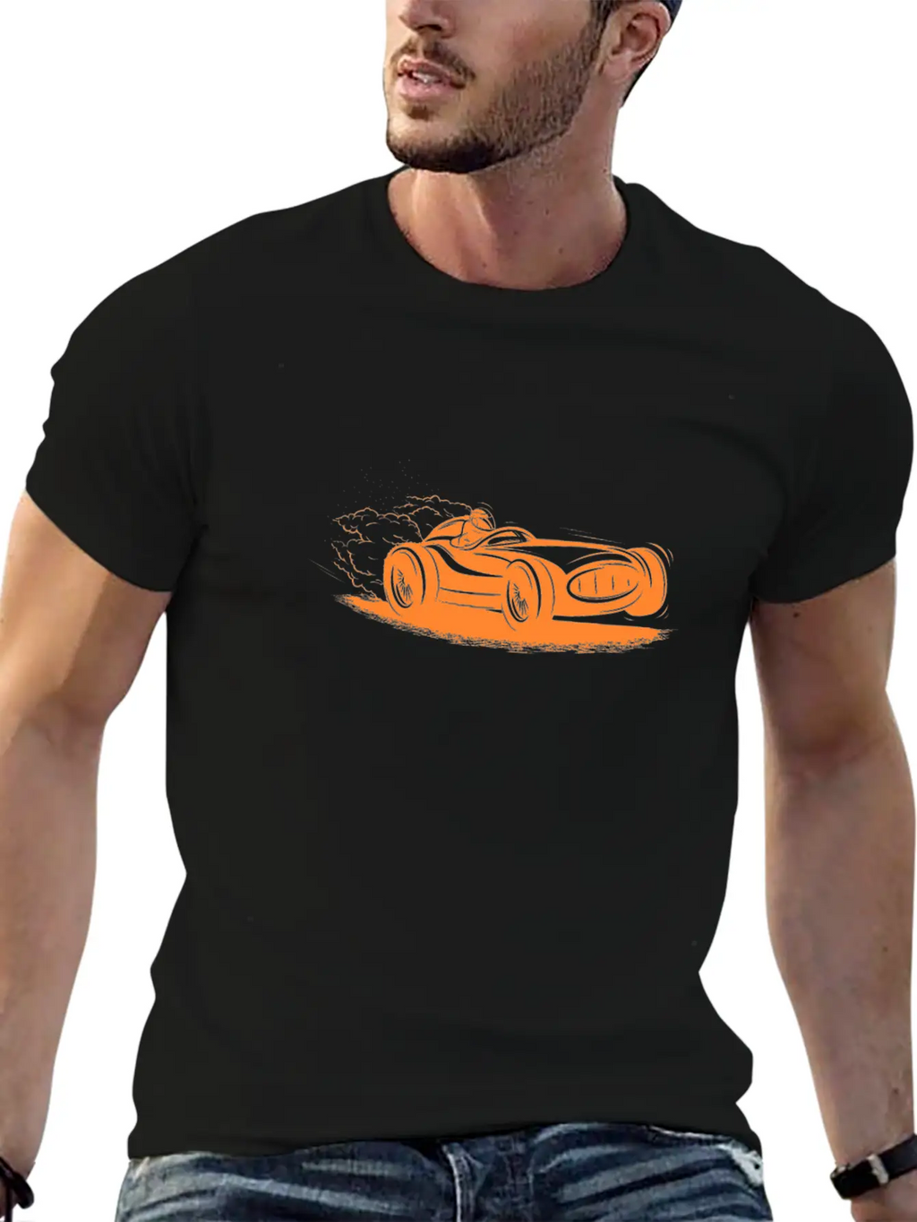Go-Kart Racing Essential Cotton Tee For Daily Outfits – Unisex Style