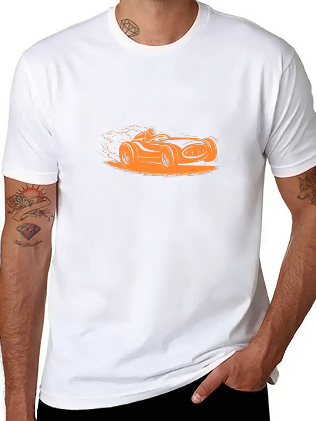Go-Kart Racing Essential Cotton Tee For Daily Outfits – Unisex Style