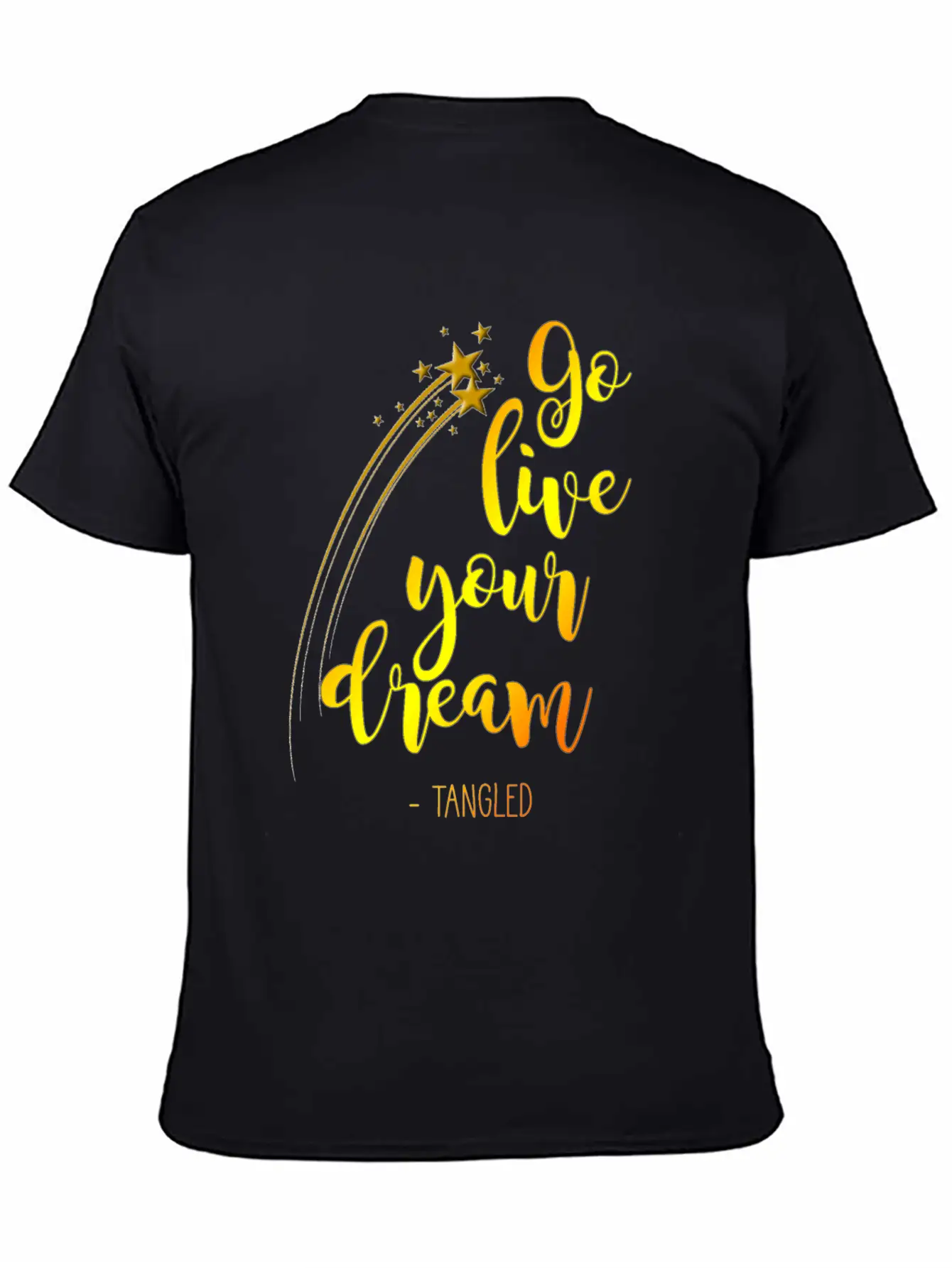 Go Live Your Dream - Color Sport Gift Unisex Short Sleeve Soft Cotton T-Shirt – Casual Everyday Wear