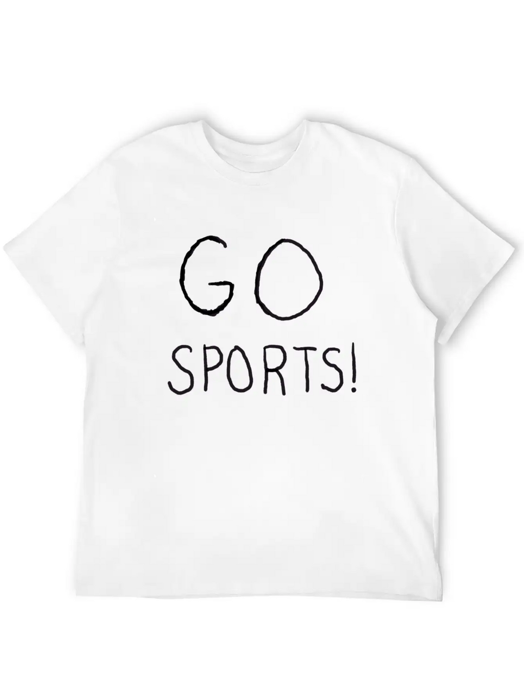 Go Sports! Breathable Soft Cotton T-Shirt – Timeless Casual Look