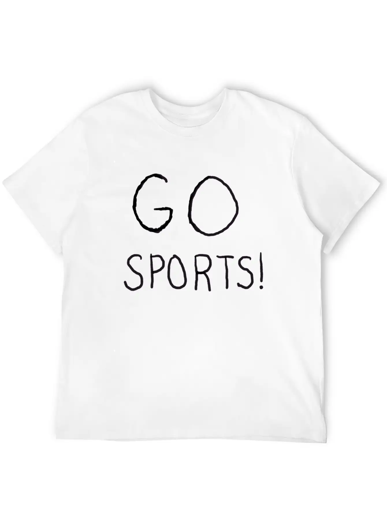 Go Sports! Breathable Soft Cotton T-Shirt – Timeless Casual Look