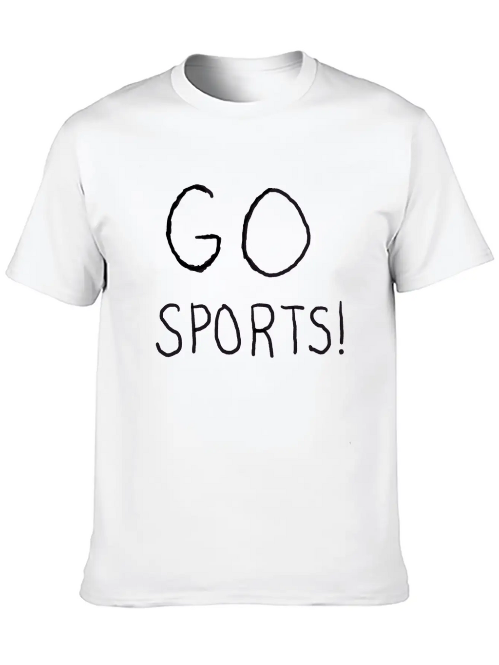 Go Sports! Breathable Soft Cotton T-Shirt – Timeless Casual Look