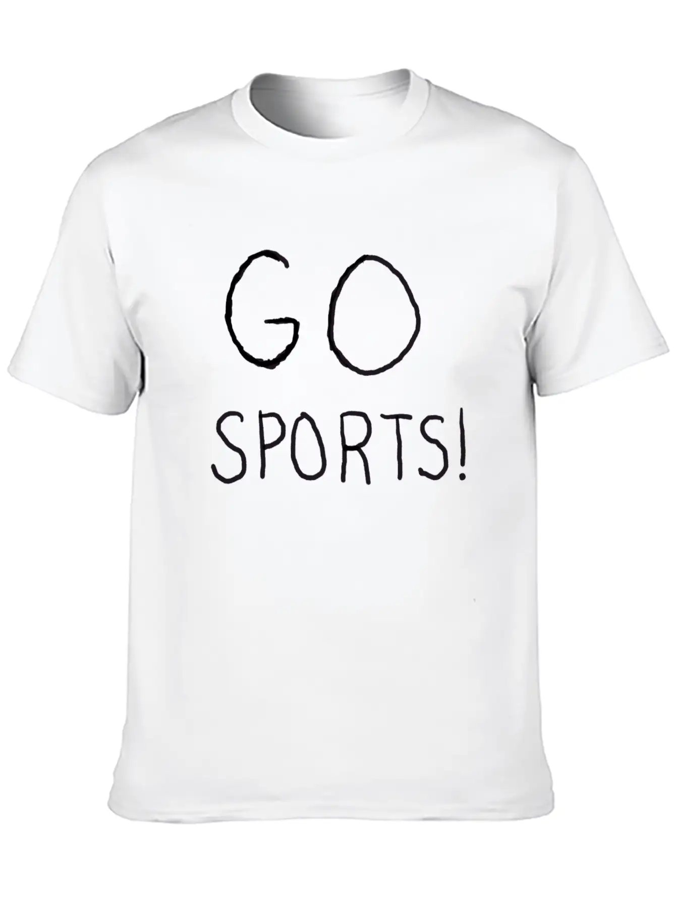 Go Sports! Breathable Soft Cotton T-Shirt – Timeless Casual Look