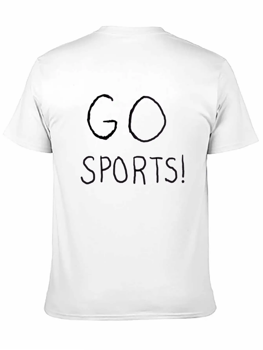 Go Sports! Breathable Soft Cotton T-Shirt – Timeless Casual Look