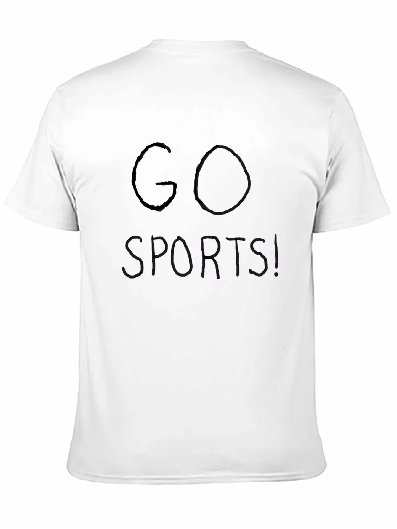 Go Sports! Breathable Soft Cotton T-Shirt – Timeless Casual Look
