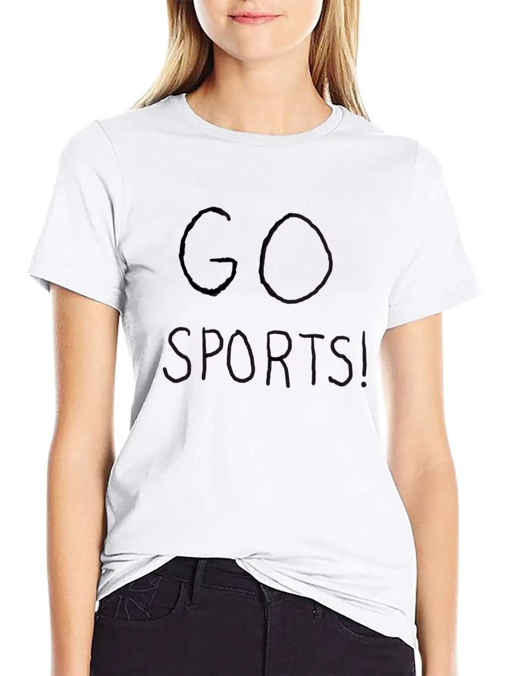 Go Sports! Breathable Soft Cotton T-Shirt – Timeless Casual Look