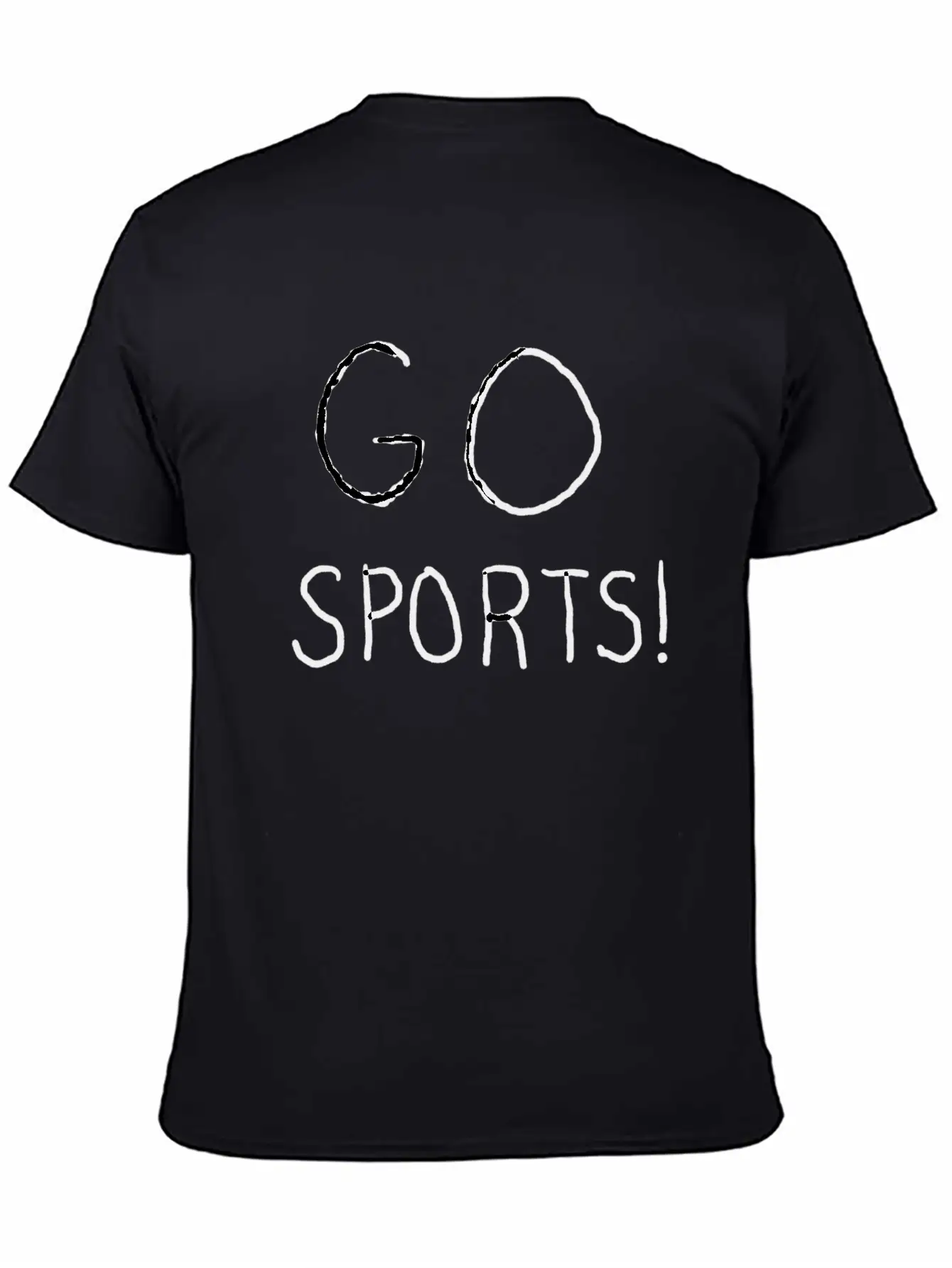 Go Sports! Breathable Soft Cotton T-Shirt – Timeless Casual Look