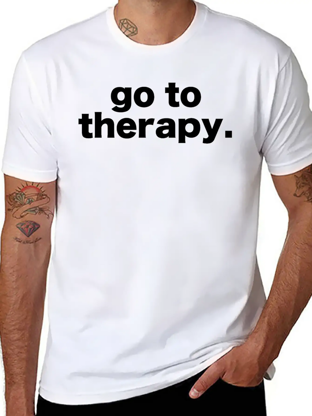 Go To Therapy Breathable Soft Cotton T-Shirt – Timeless Casual Look