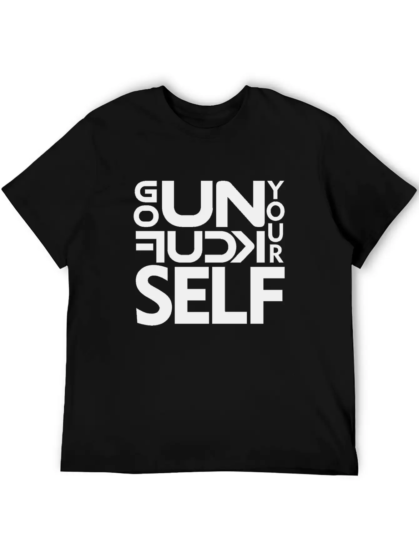 GO UNF K YOURSELF Unisex Casual T-Shirt – Clean Design For Daily Comfort