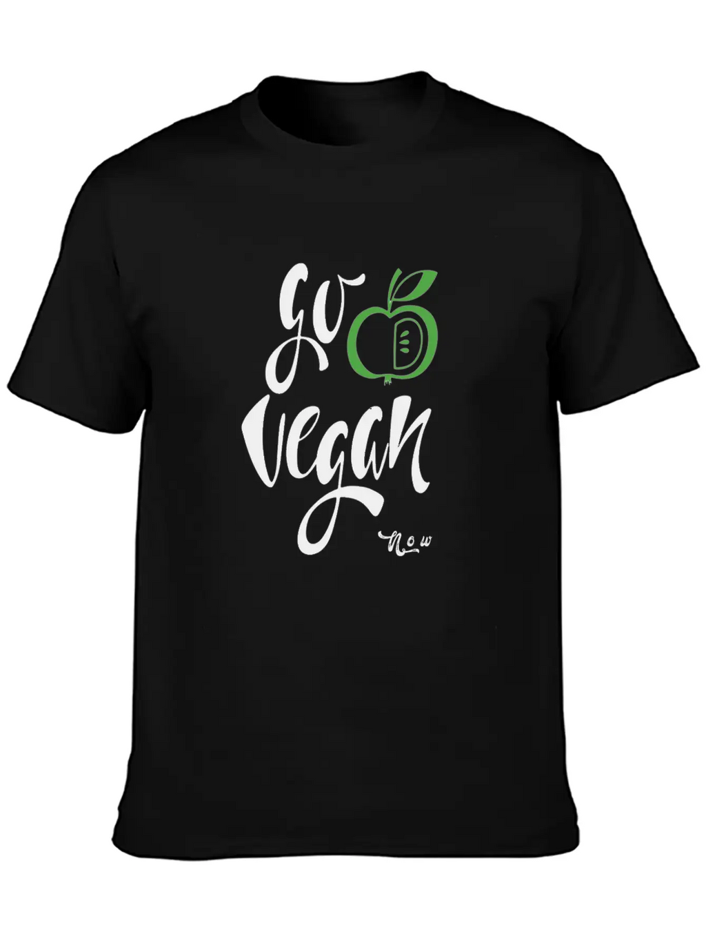 Go Vegan Now Unisex Casual T-Shirt – Clean Design For Daily Comfort