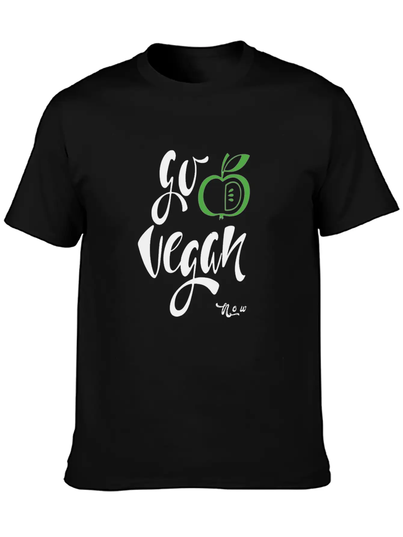 Go Vegan Now Unisex Casual T-Shirt – Clean Design For Daily Comfort
