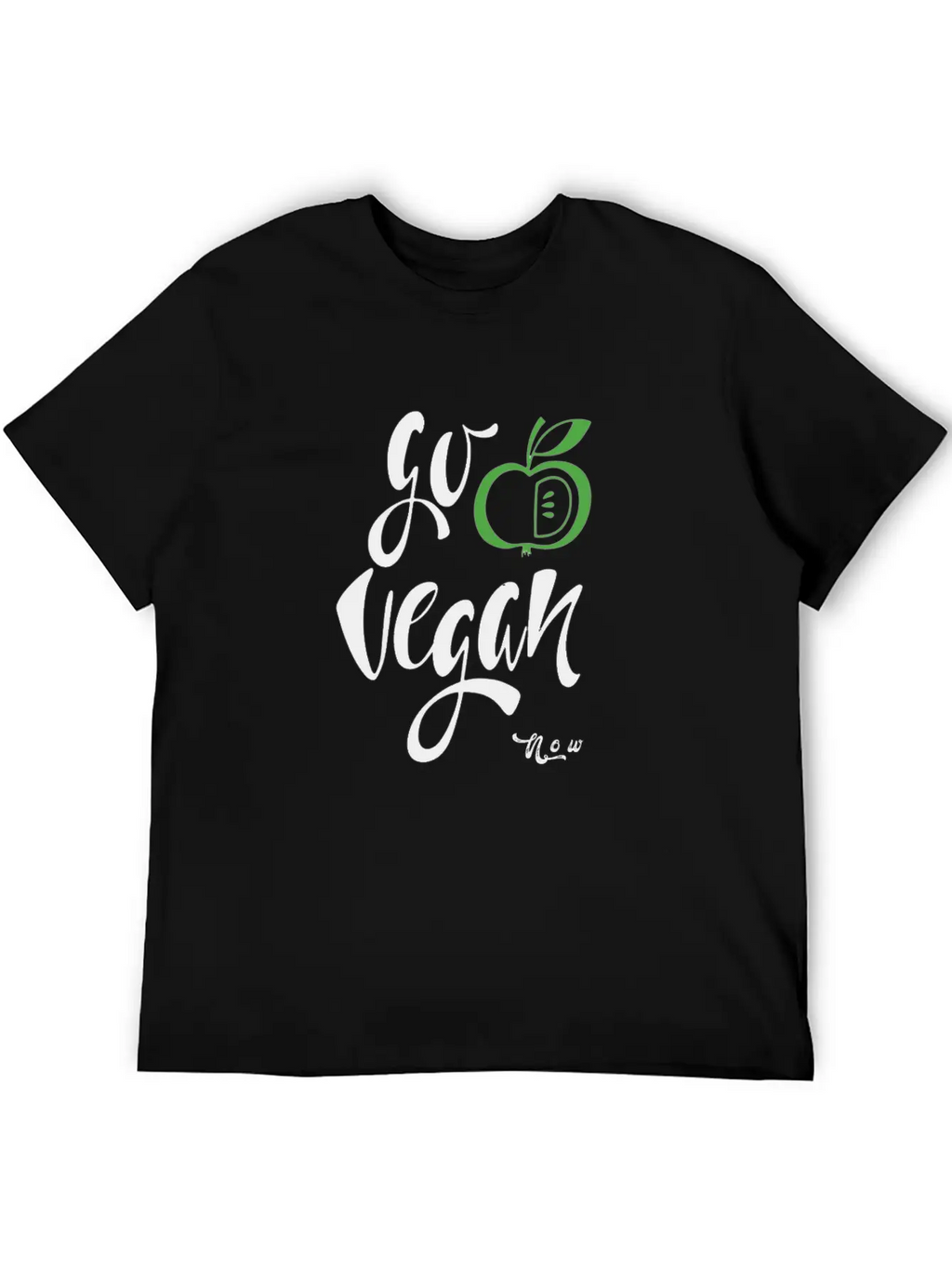 Go Vegan Now Unisex Casual T-Shirt – Clean Design For Daily Comfort