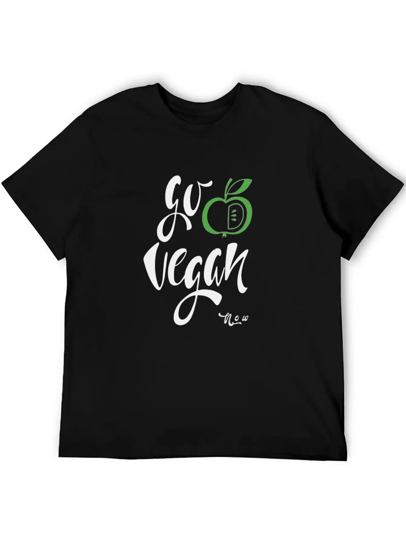 Go Vegan Now Unisex Casual T-Shirt – Clean Design For Daily Comfort