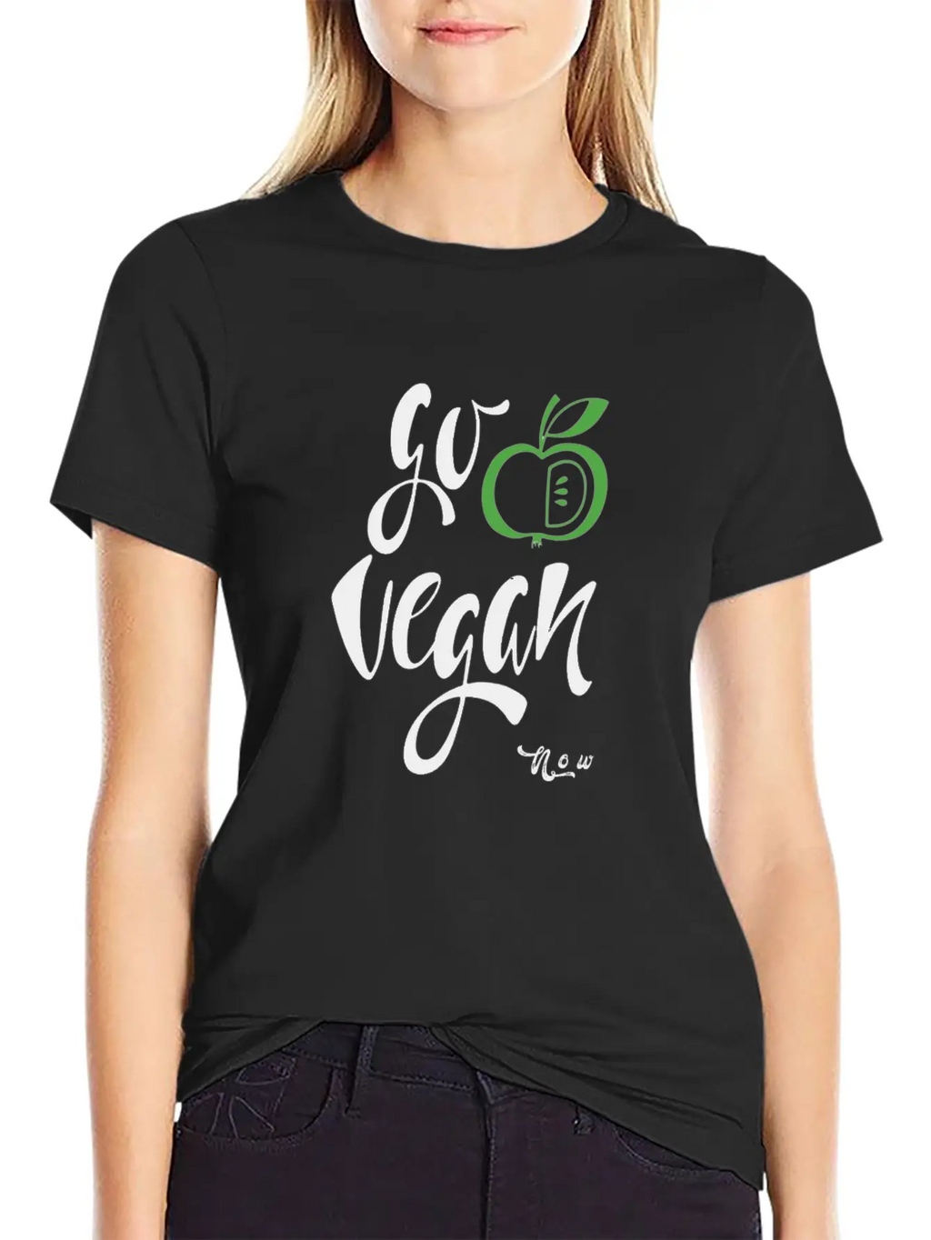 Go Vegan Now Unisex Casual T-Shirt – Clean Design For Daily Comfort