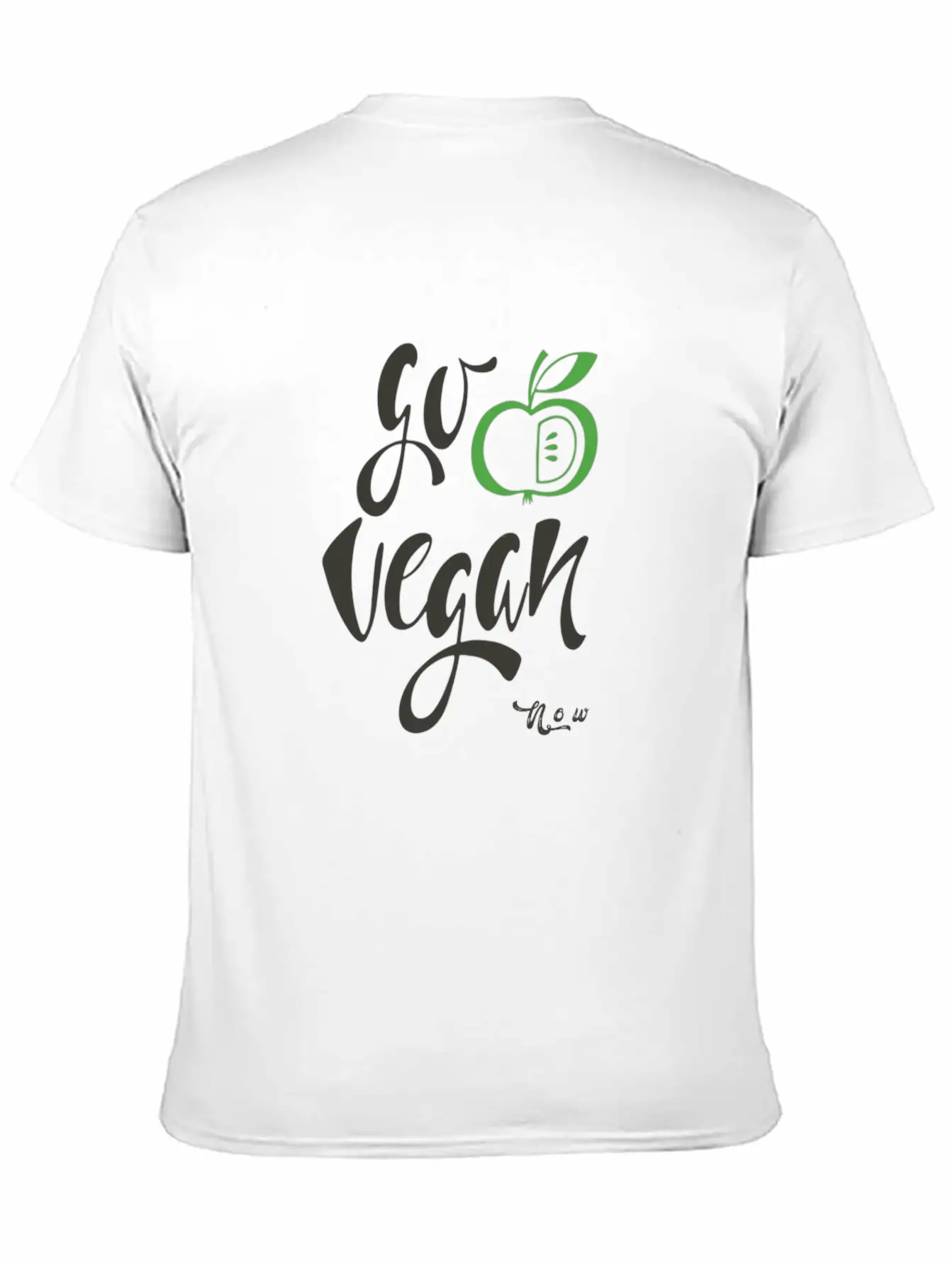 Go Vegan Now Unisex Casual T-Shirt – Clean Design For Daily Comfort