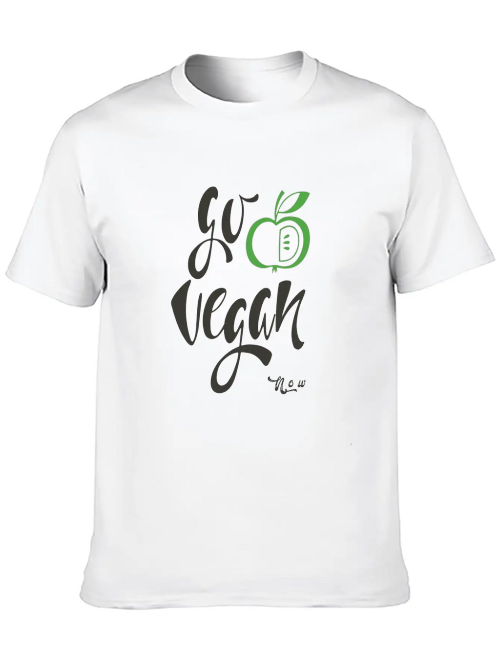 Go Vegan Now Unisex Casual T-Shirt – Clean Design For Daily Comfort