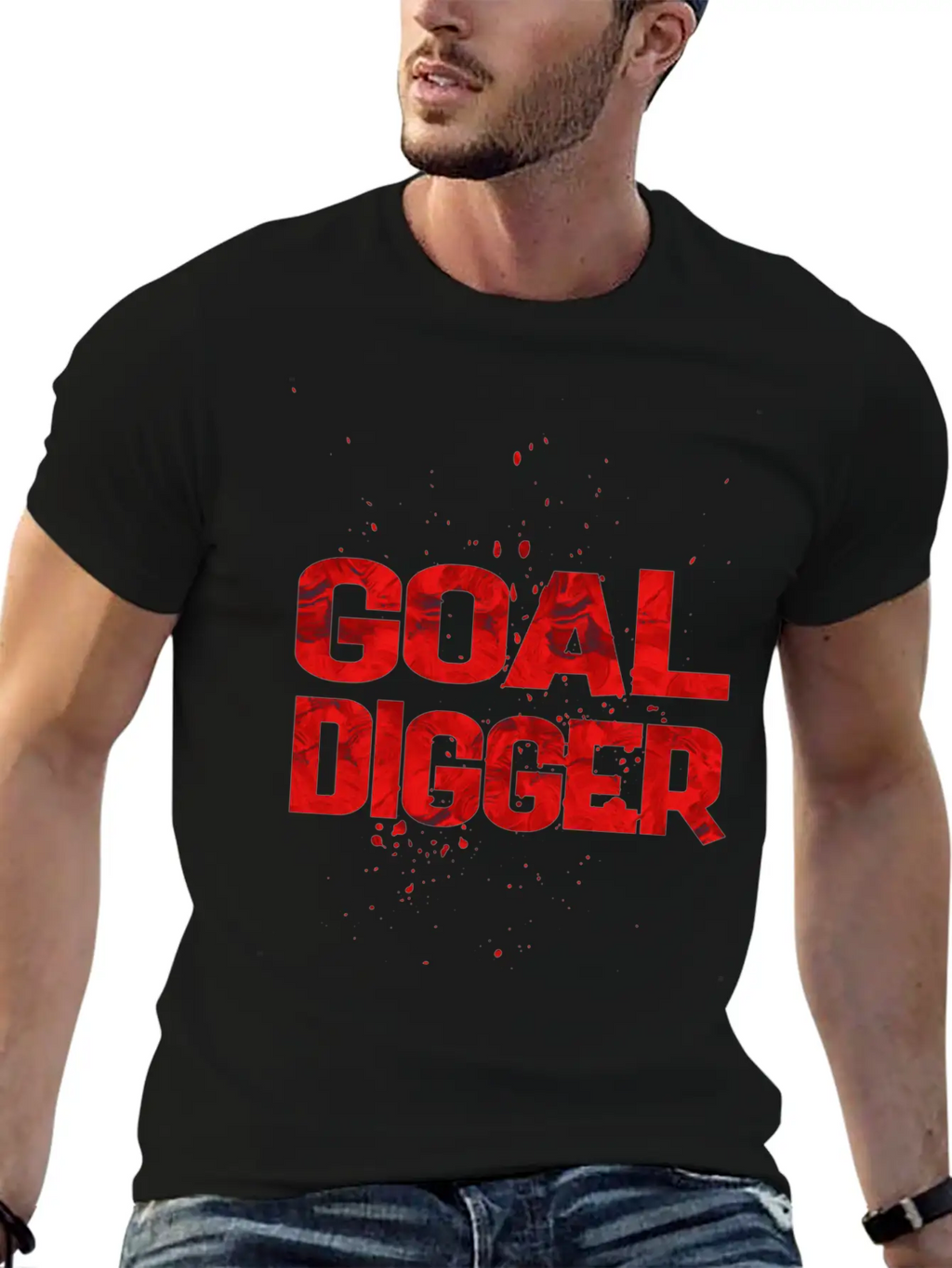 Goal Digger Breathable Soft Cotton T-Shirt – Timeless Casual Look