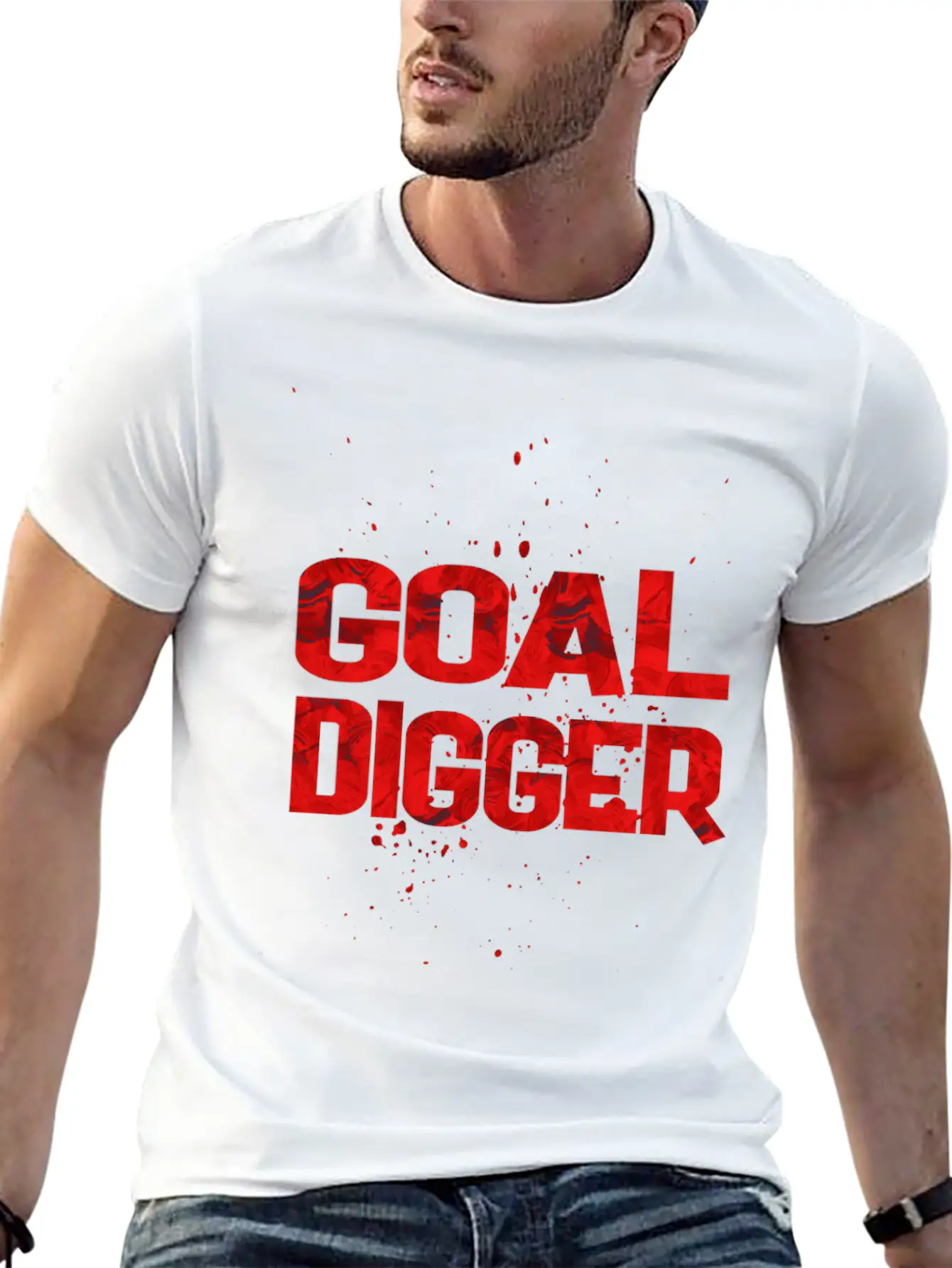 Goal Digger Breathable Soft Cotton T-Shirt – Timeless Casual Look