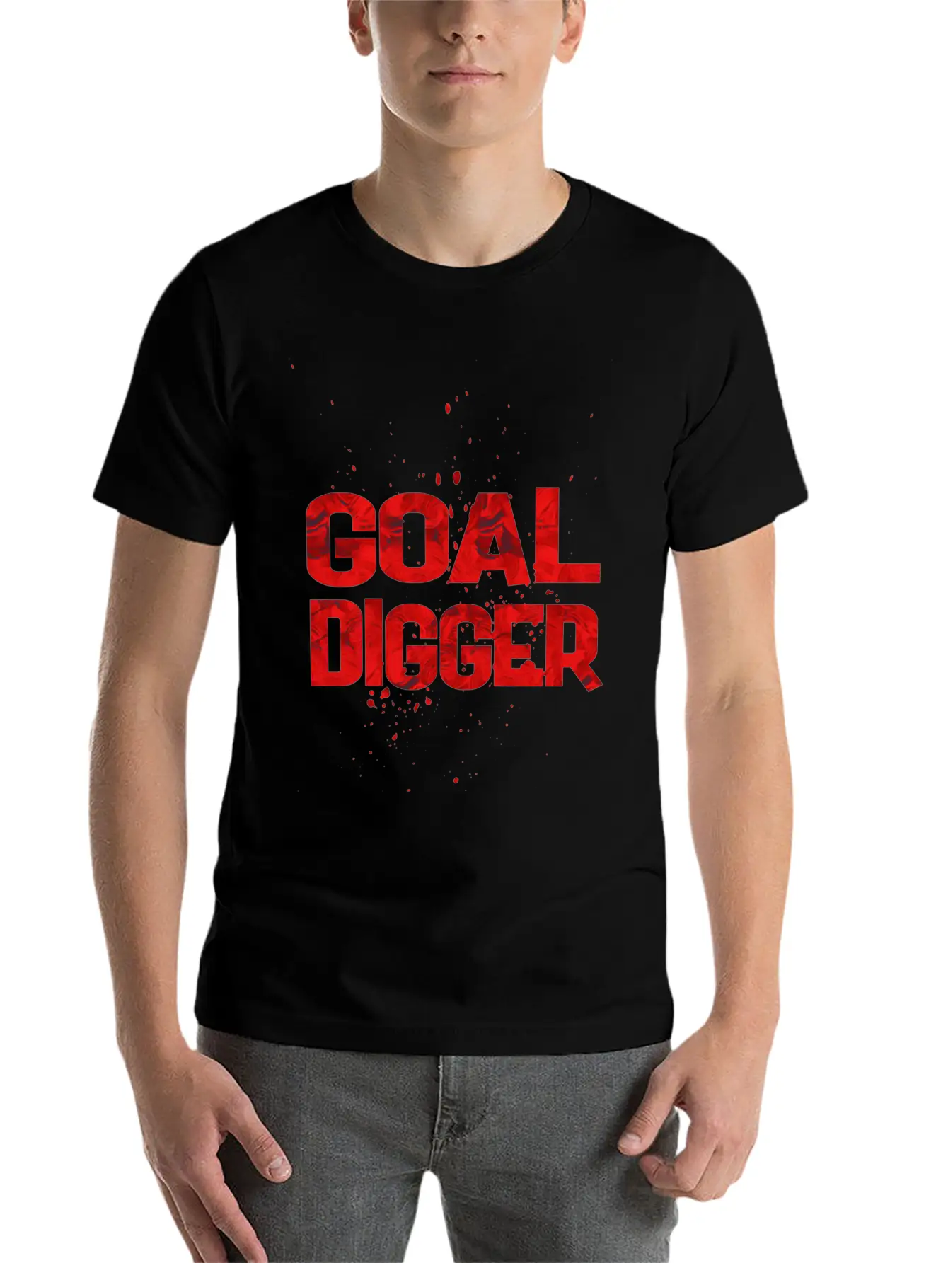Goal Digger Breathable Soft Cotton T-Shirt – Timeless Casual Look