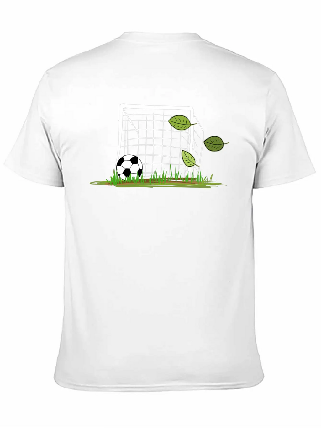 Goal Soccer Leaf Leaves Outdoors Sport Unisex Casual T-Shirt – Clean Design For Daily Comfort
