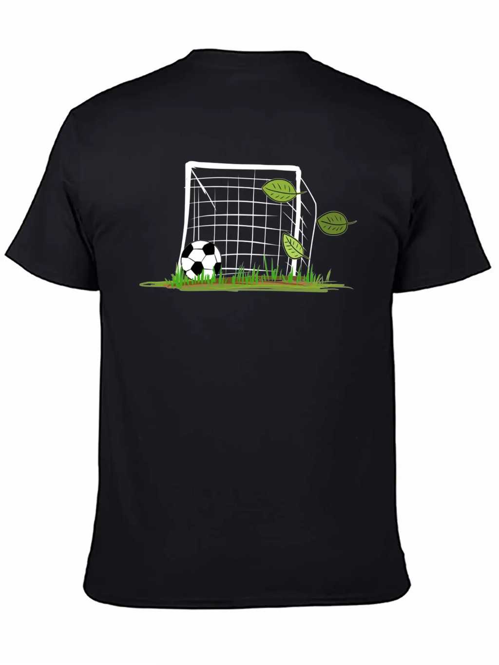 Goal Soccer Leaf Leaves Outdoors Sport Unisex Casual T-Shirt – Clean Design For Daily Comfort