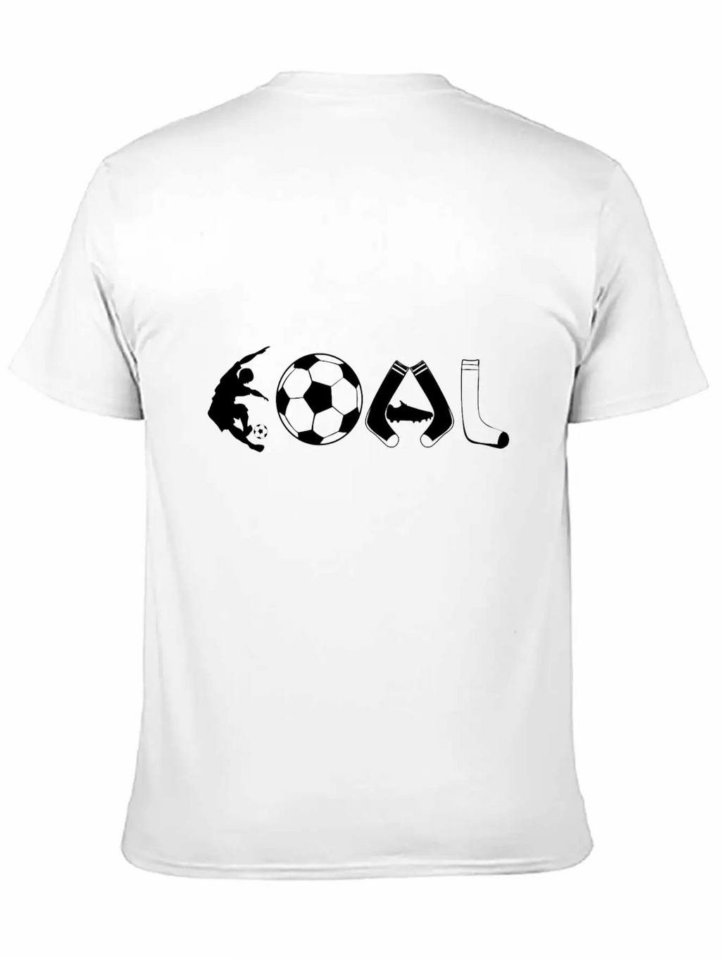 Goal Soccer Love Casual Graphic T-Shirt – Simple And Comfortable Daily Wear