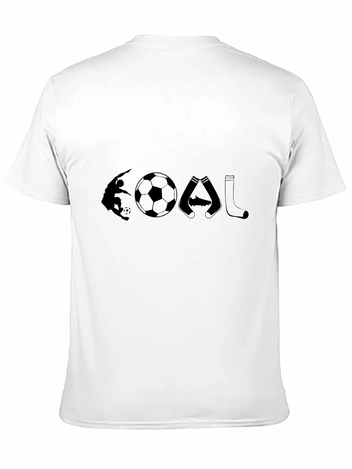 Goal Soccer Love Casual Graphic T-Shirt – Simple And Comfortable Daily Wear